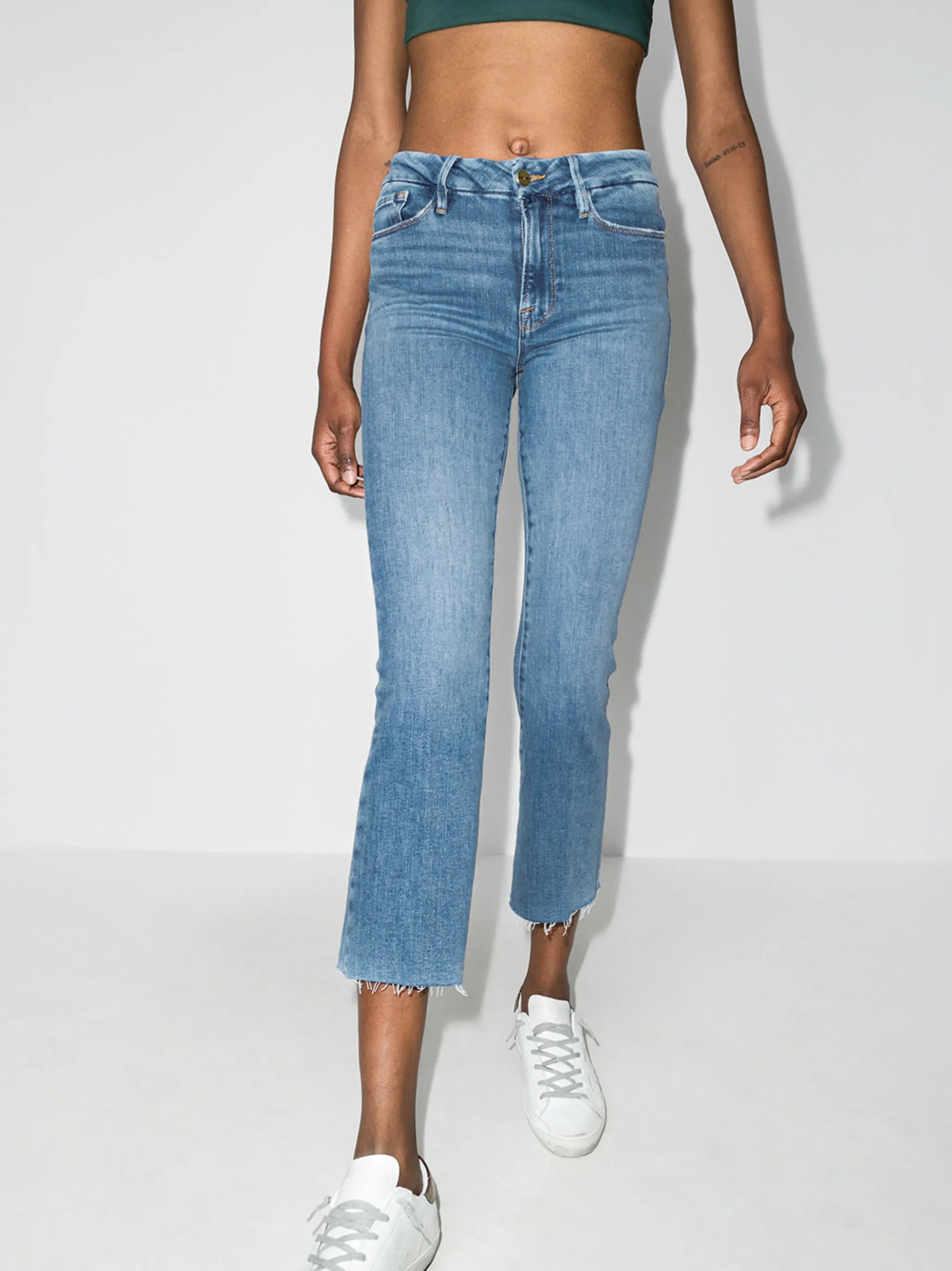 Le Crop bootcut jeans