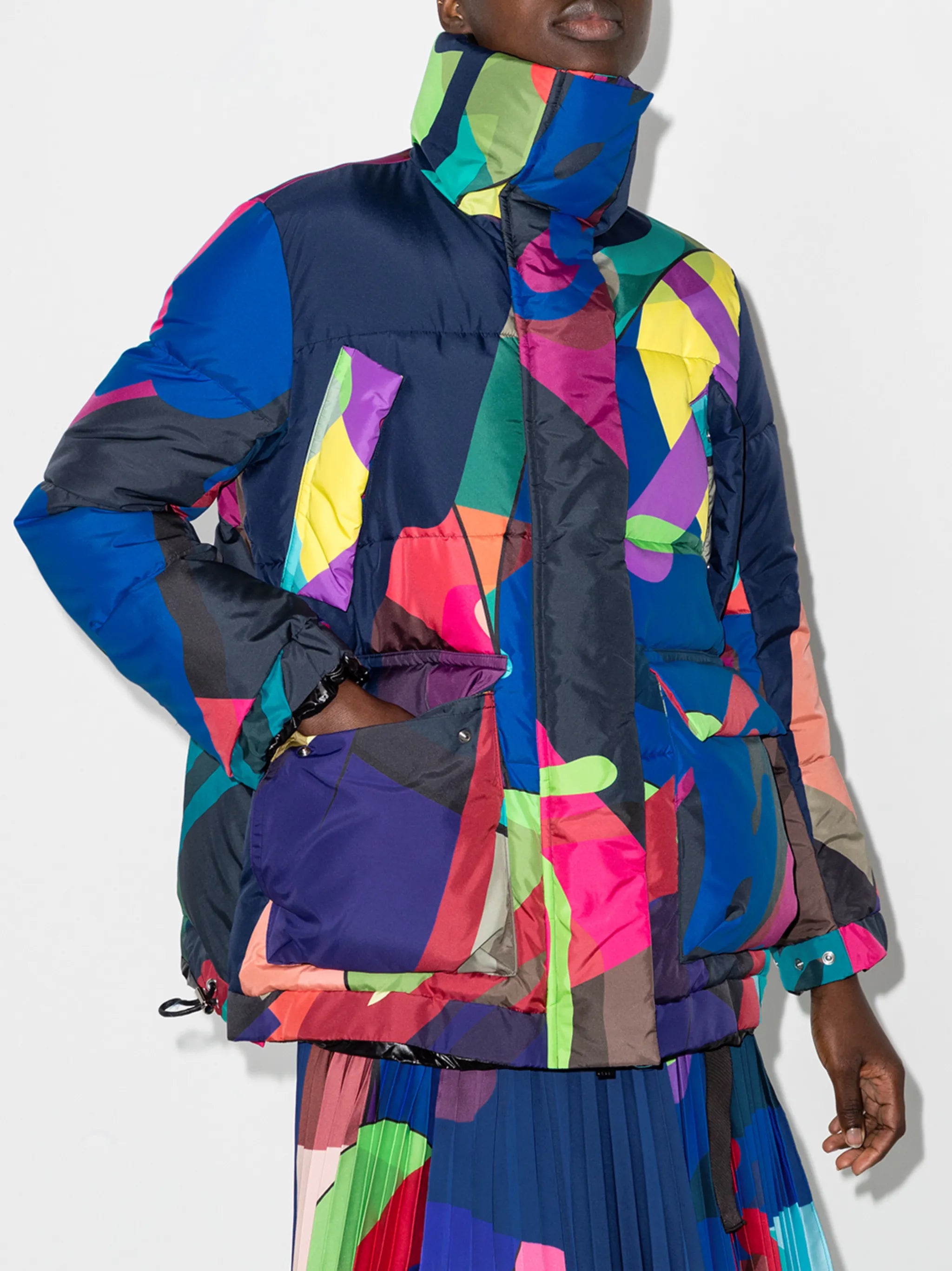 x Kaws puffer jacket