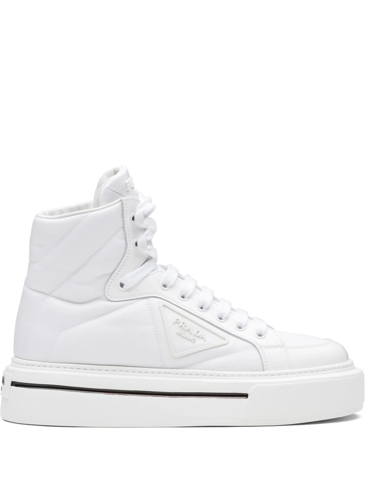 high-top lace-up sneakers