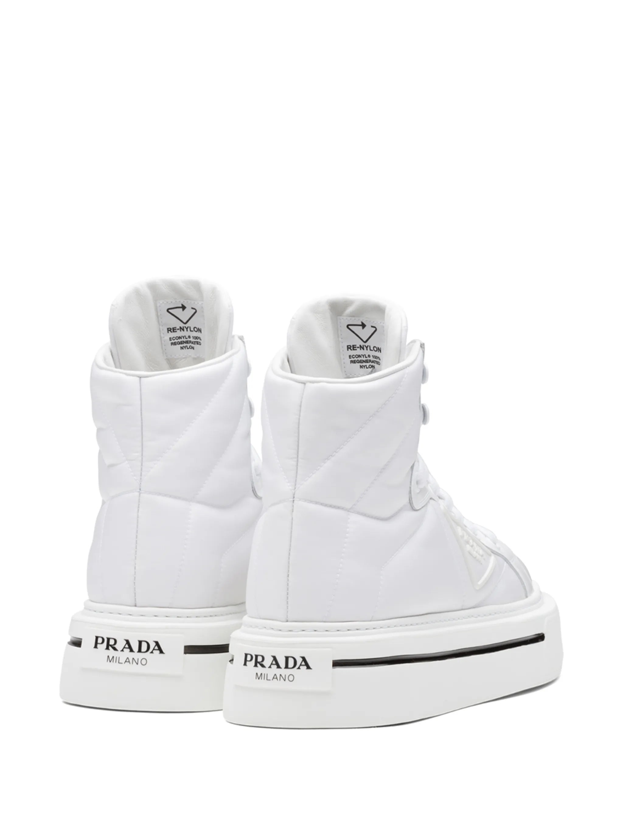 high-top lace-up sneakers