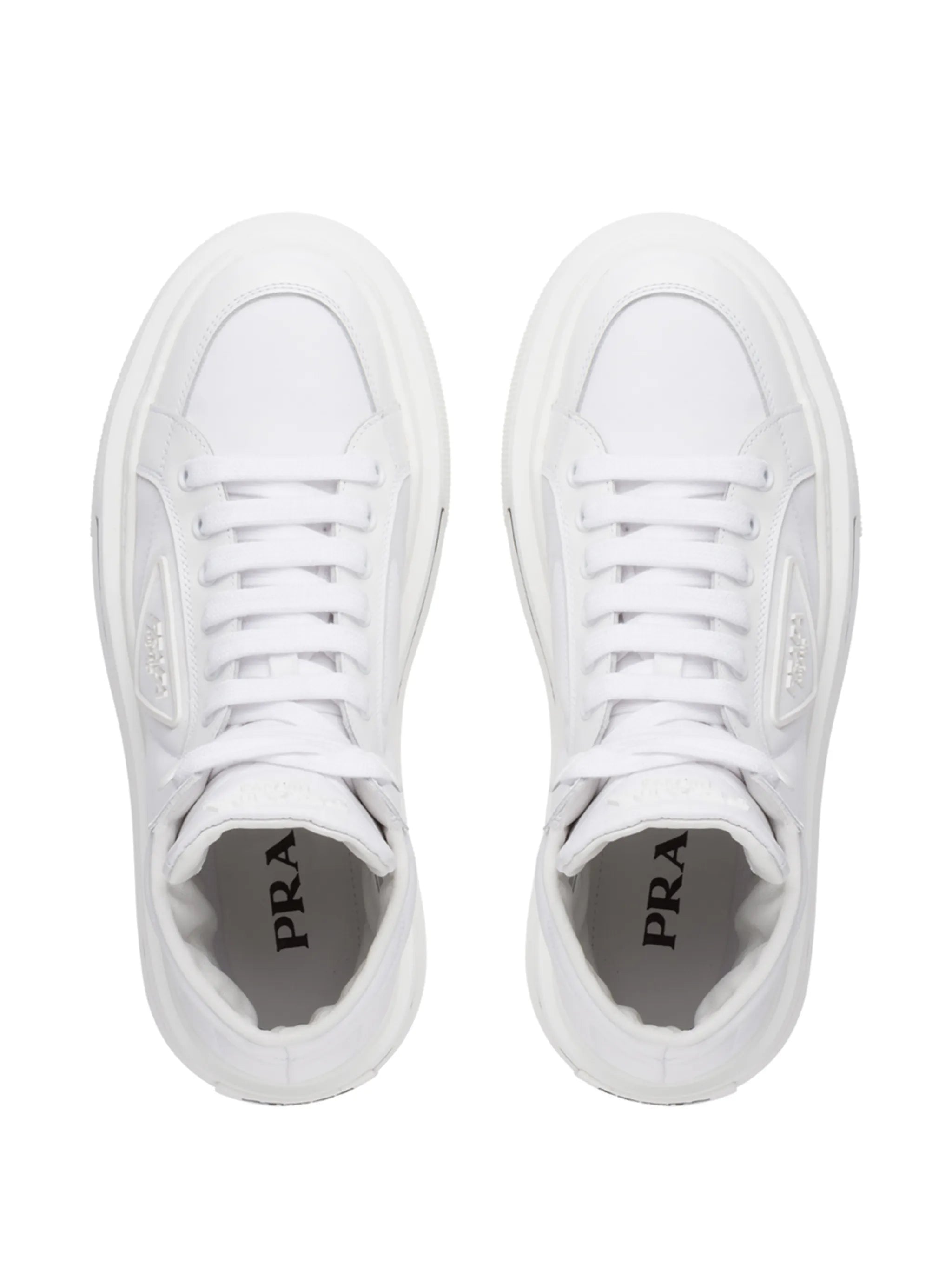 high-top lace-up sneakers
