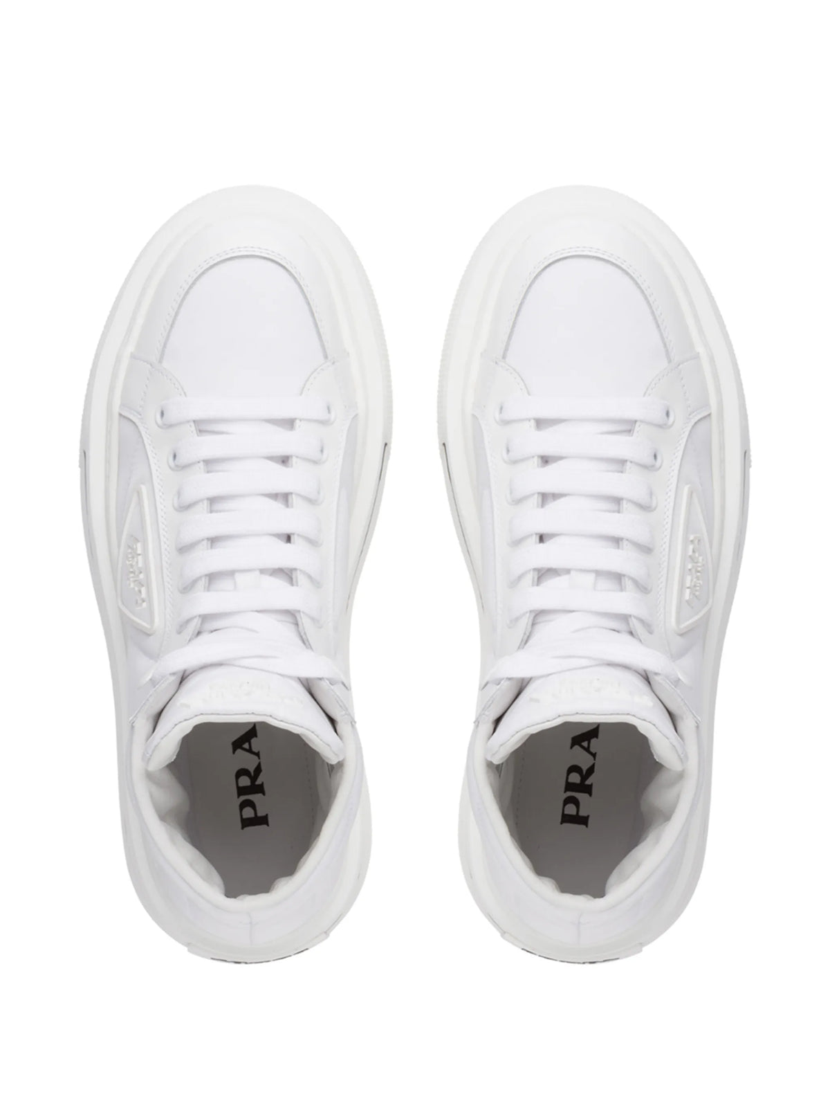high-top lace-up sneakers