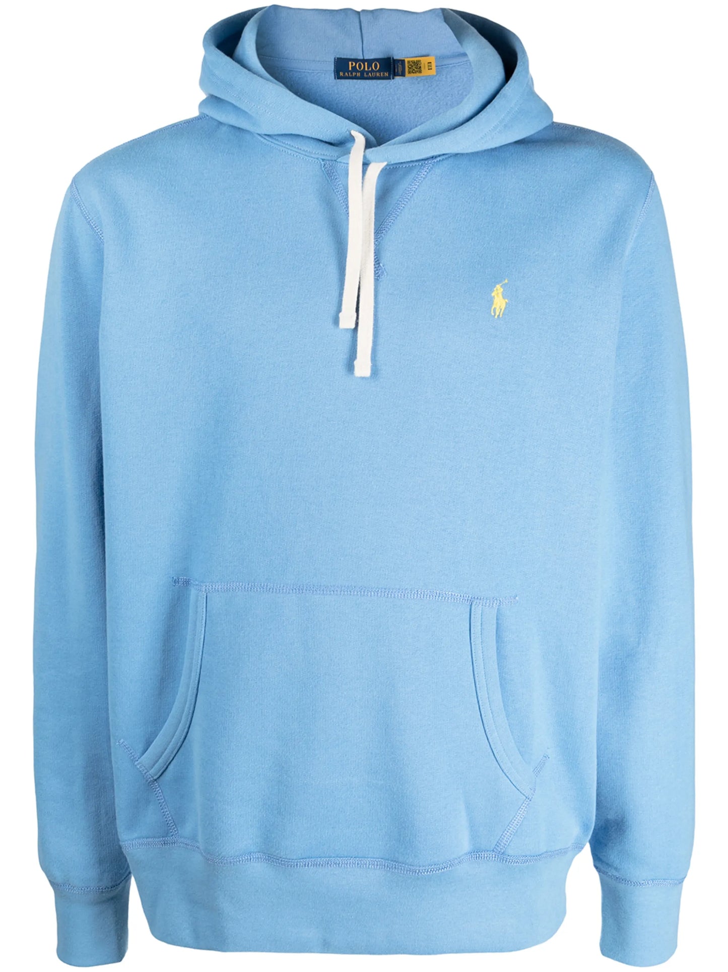 embroidered logo relaxed-fit hoodie