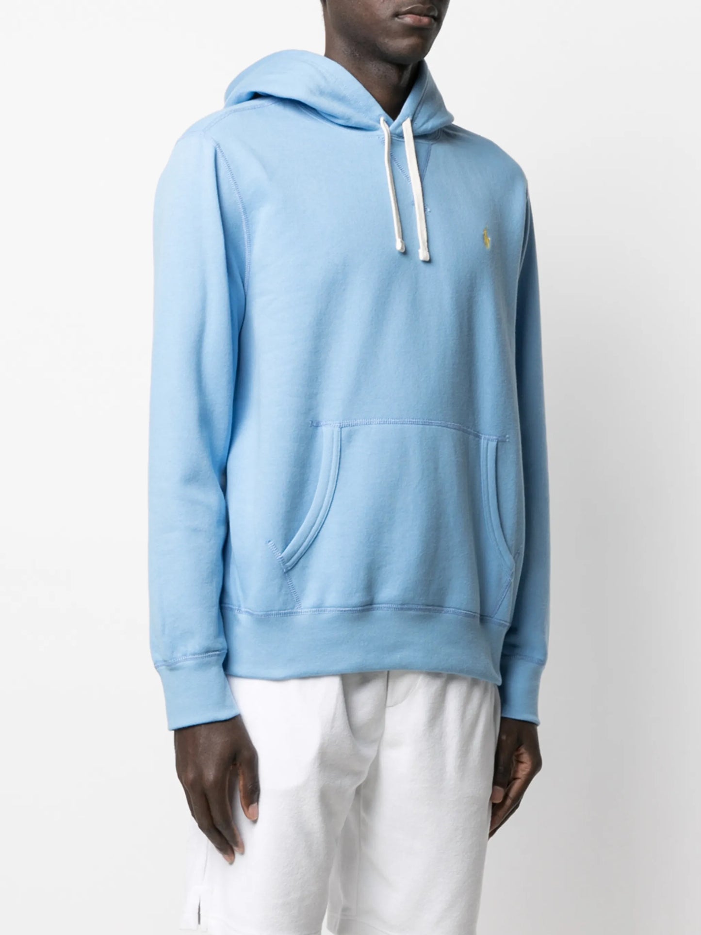 embroidered logo relaxed-fit hoodie