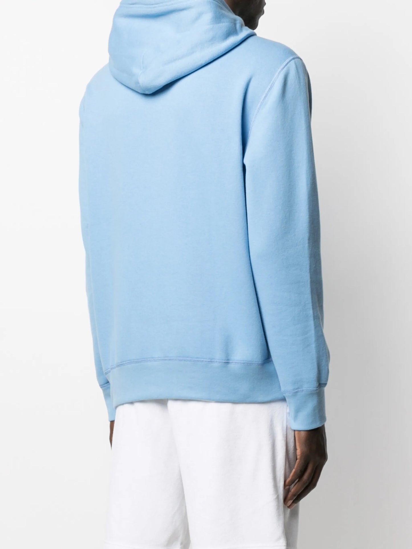 embroidered logo relaxed-fit hoodie