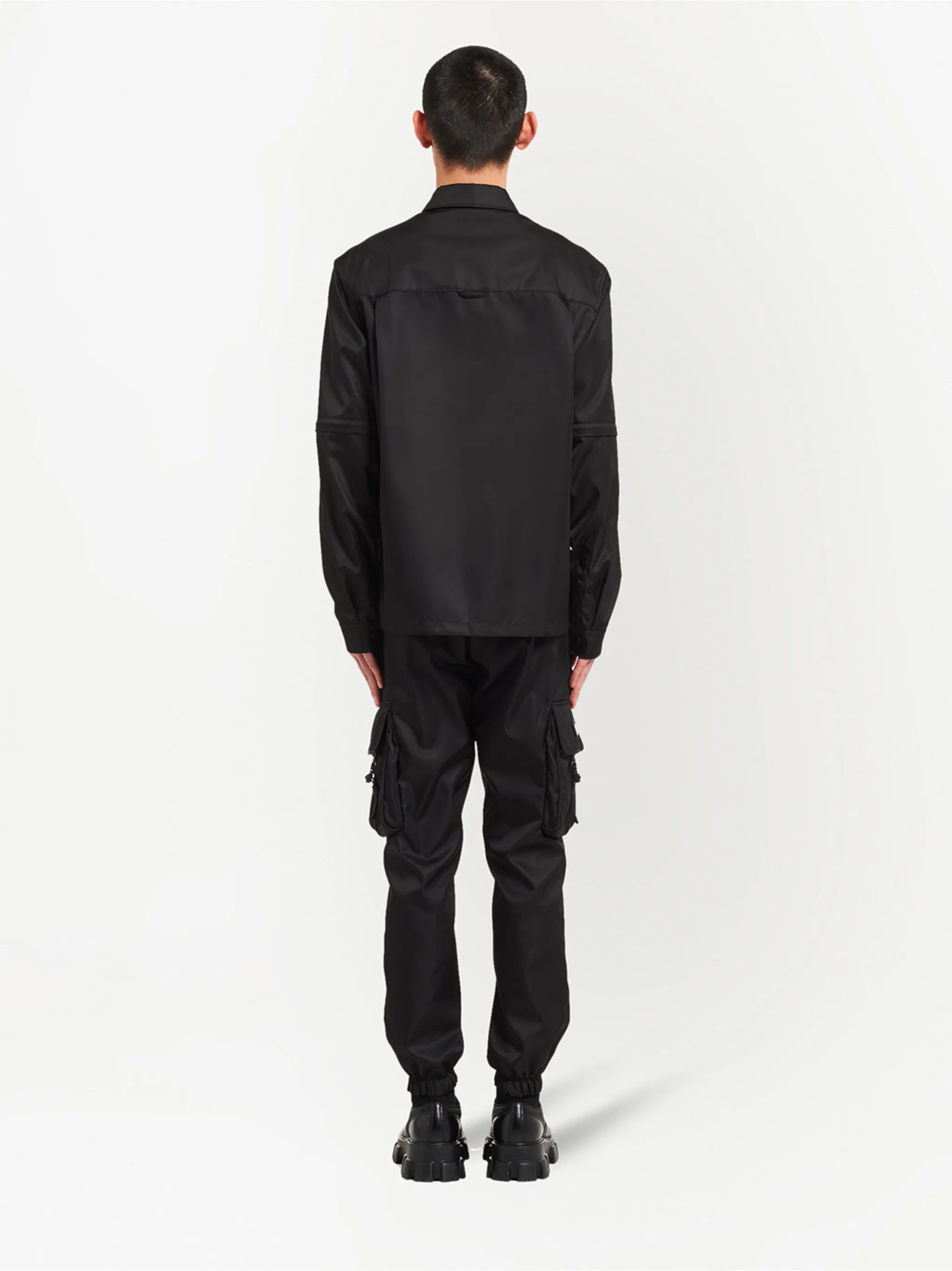 Re-Nylon triangle-logo shirt