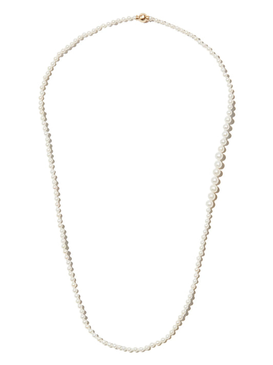 14kt yellow gold Peggy pearl mini necklace