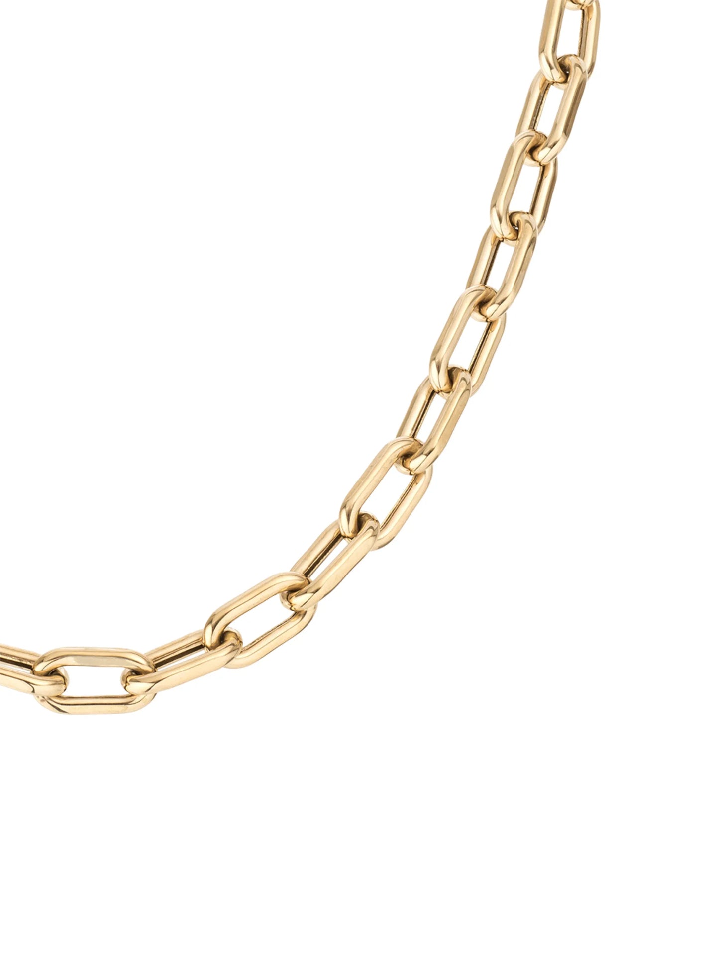 14kt yellow gold chain-link necklace