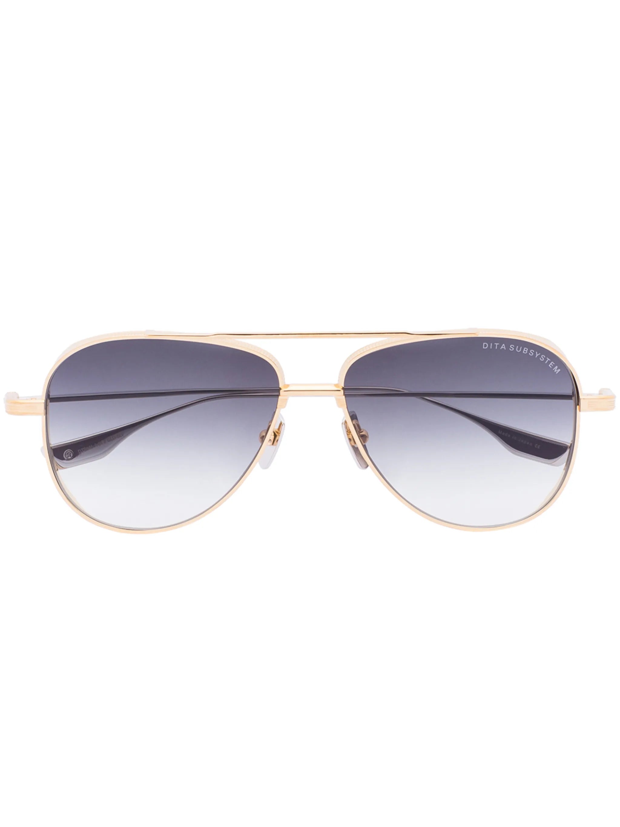 round-frame pilot sunglasses