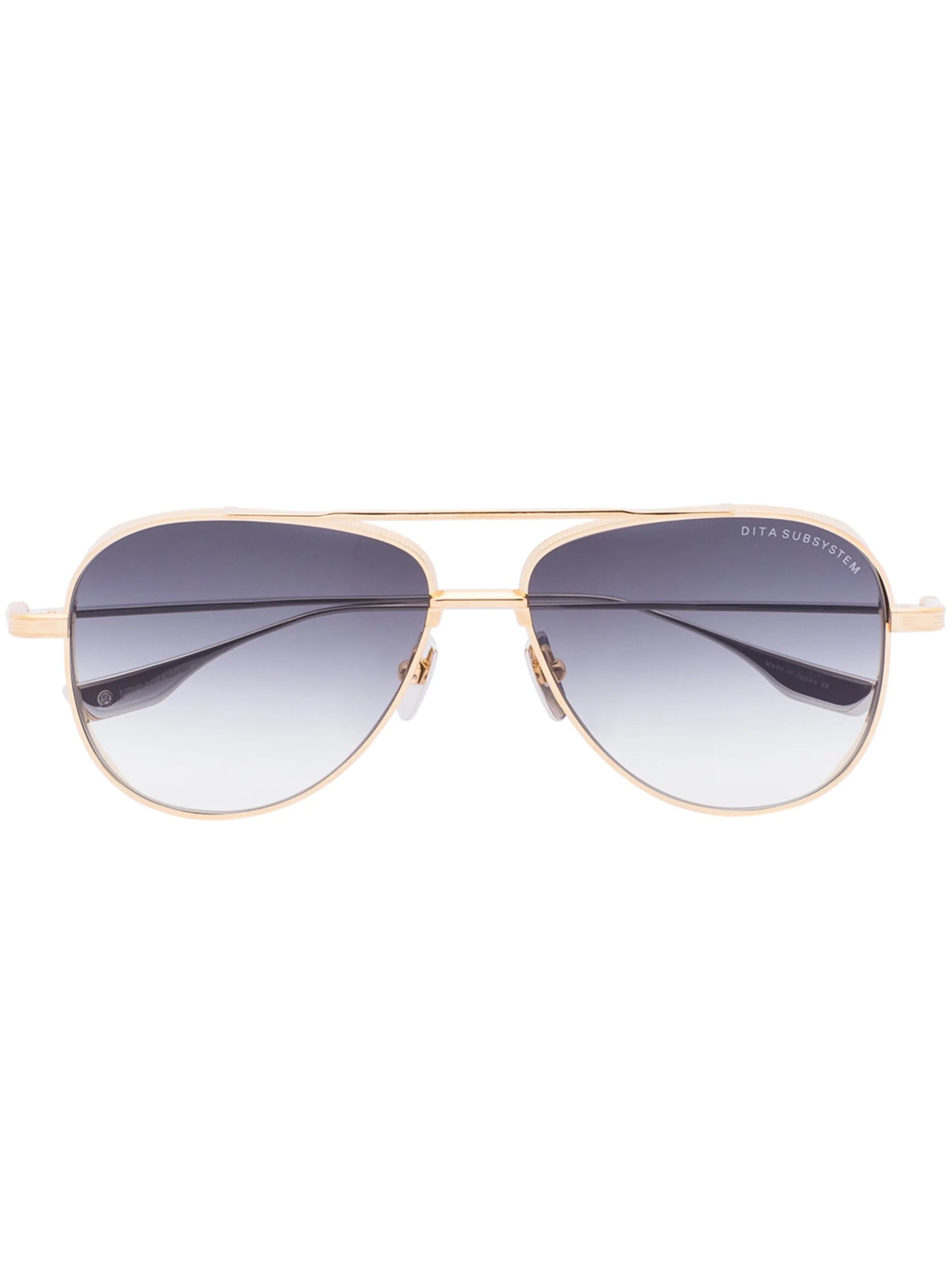 round-frame pilot sunglasses