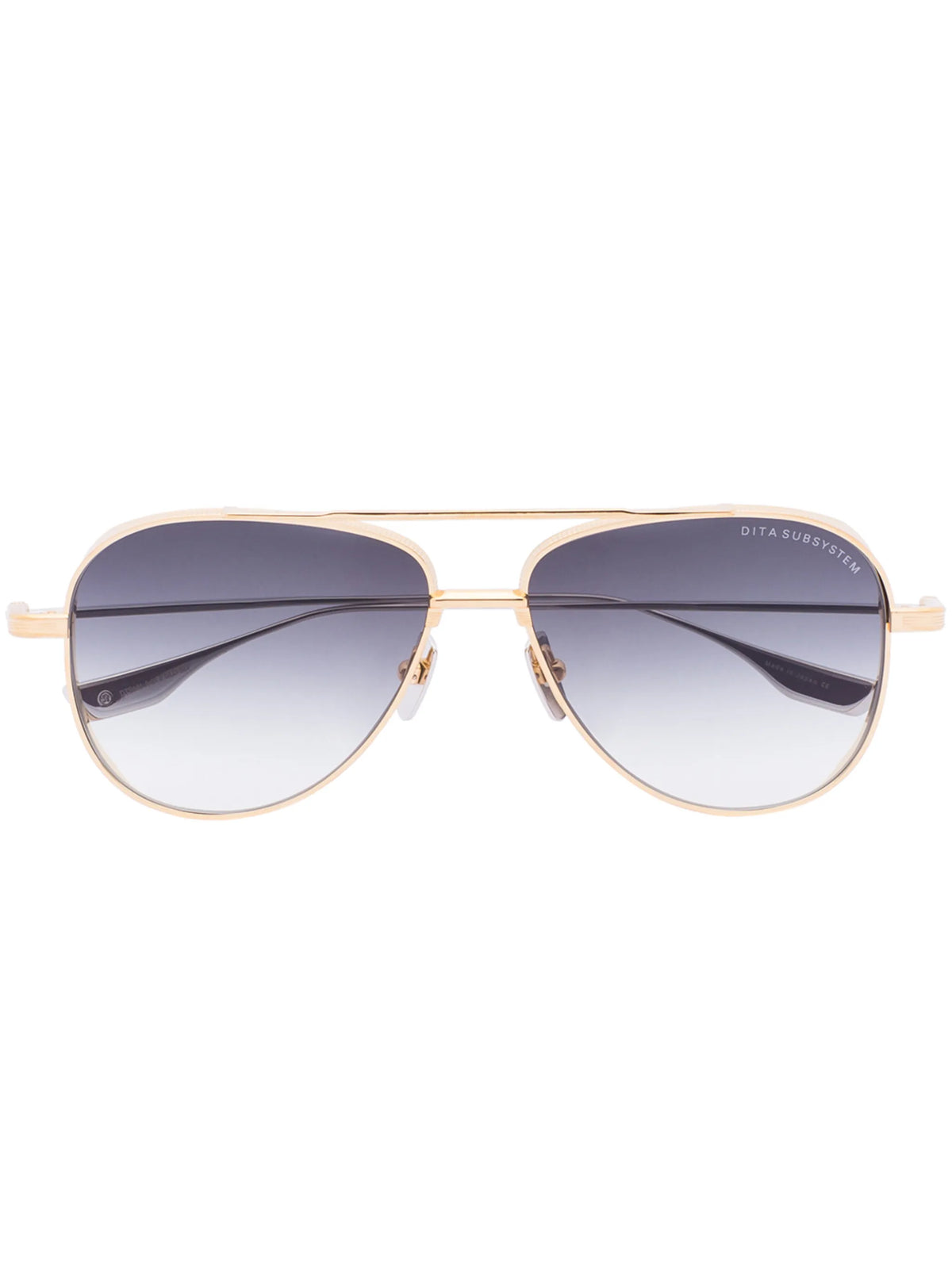 round-frame pilot sunglasses