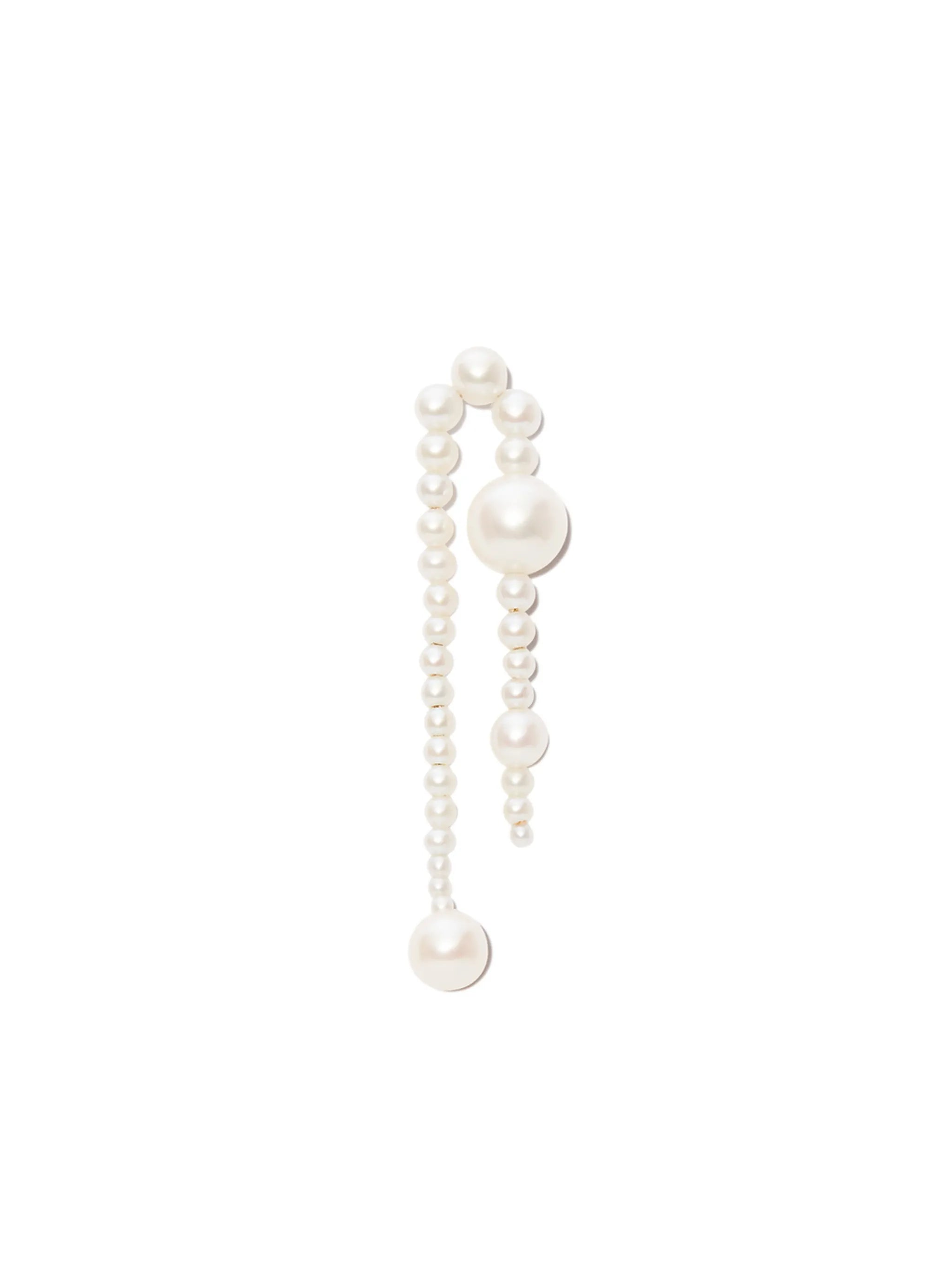 14kt yellow gold Splash Nuit earring
