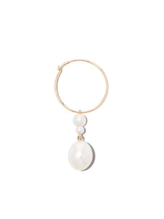 14kt yellow gold L'Eau hoop earring