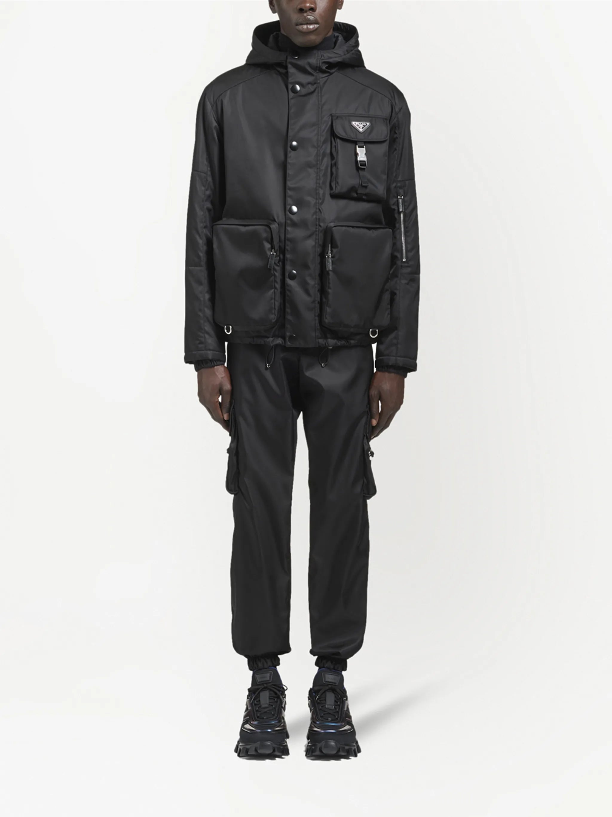 Re-Nylon multi-pocket jacket