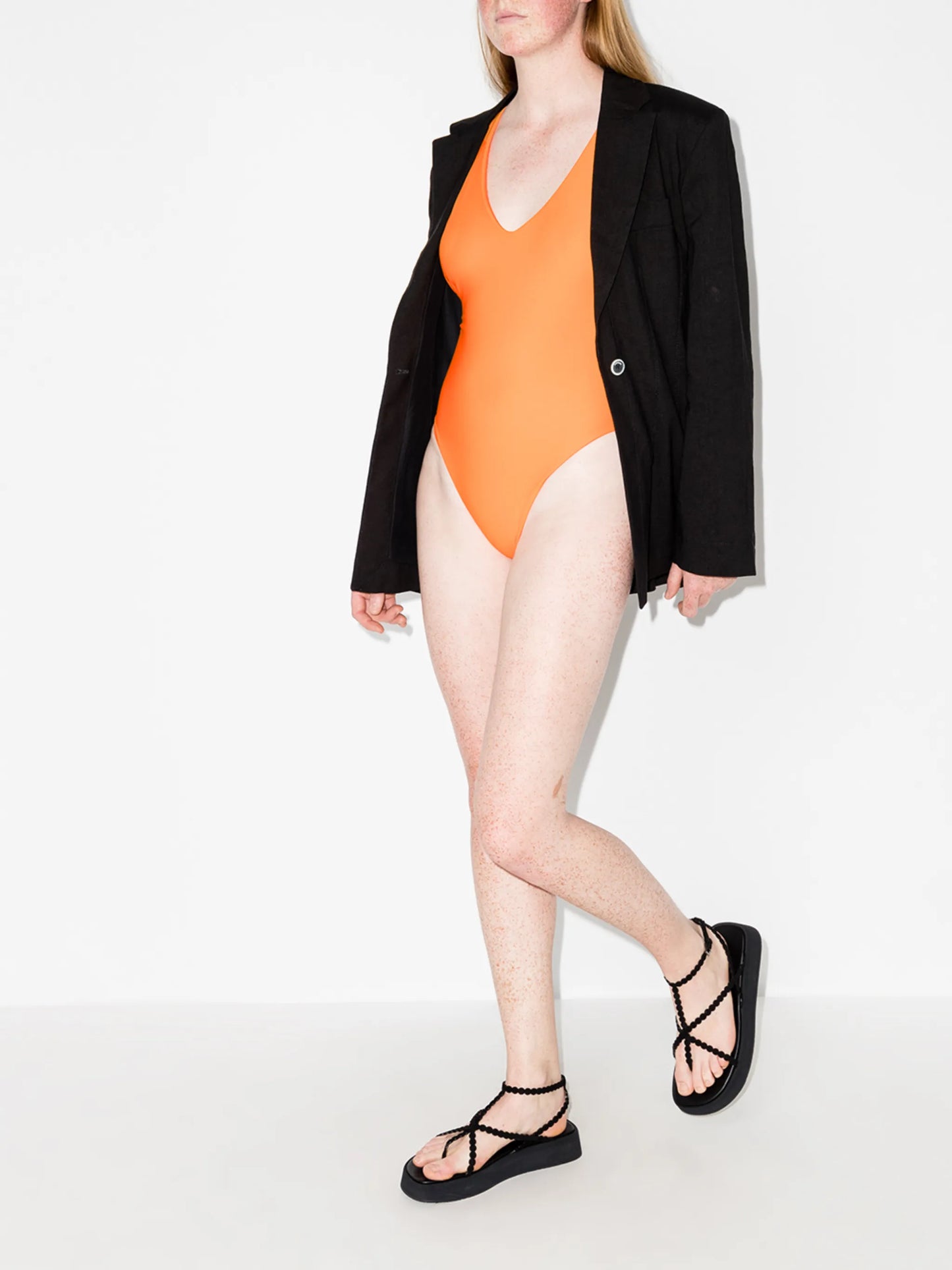 Mila criss-cross straps swimsuit