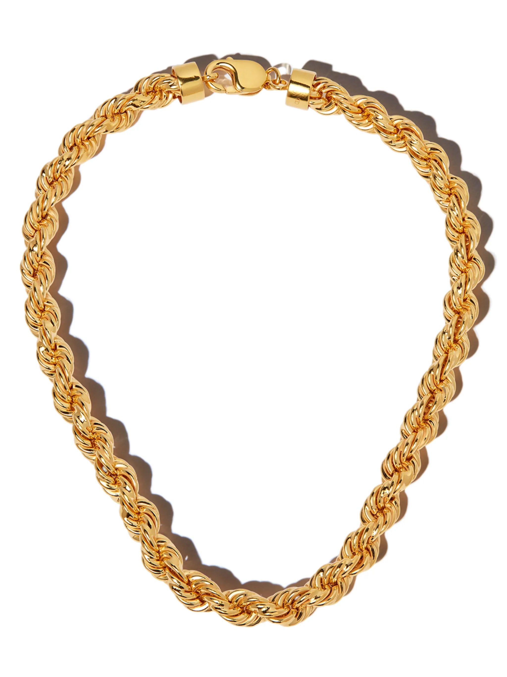 rope chain-link necklace