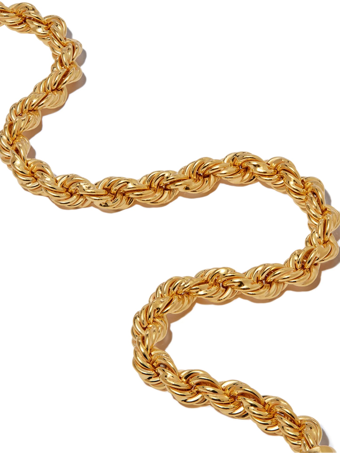 rope chain-link necklace