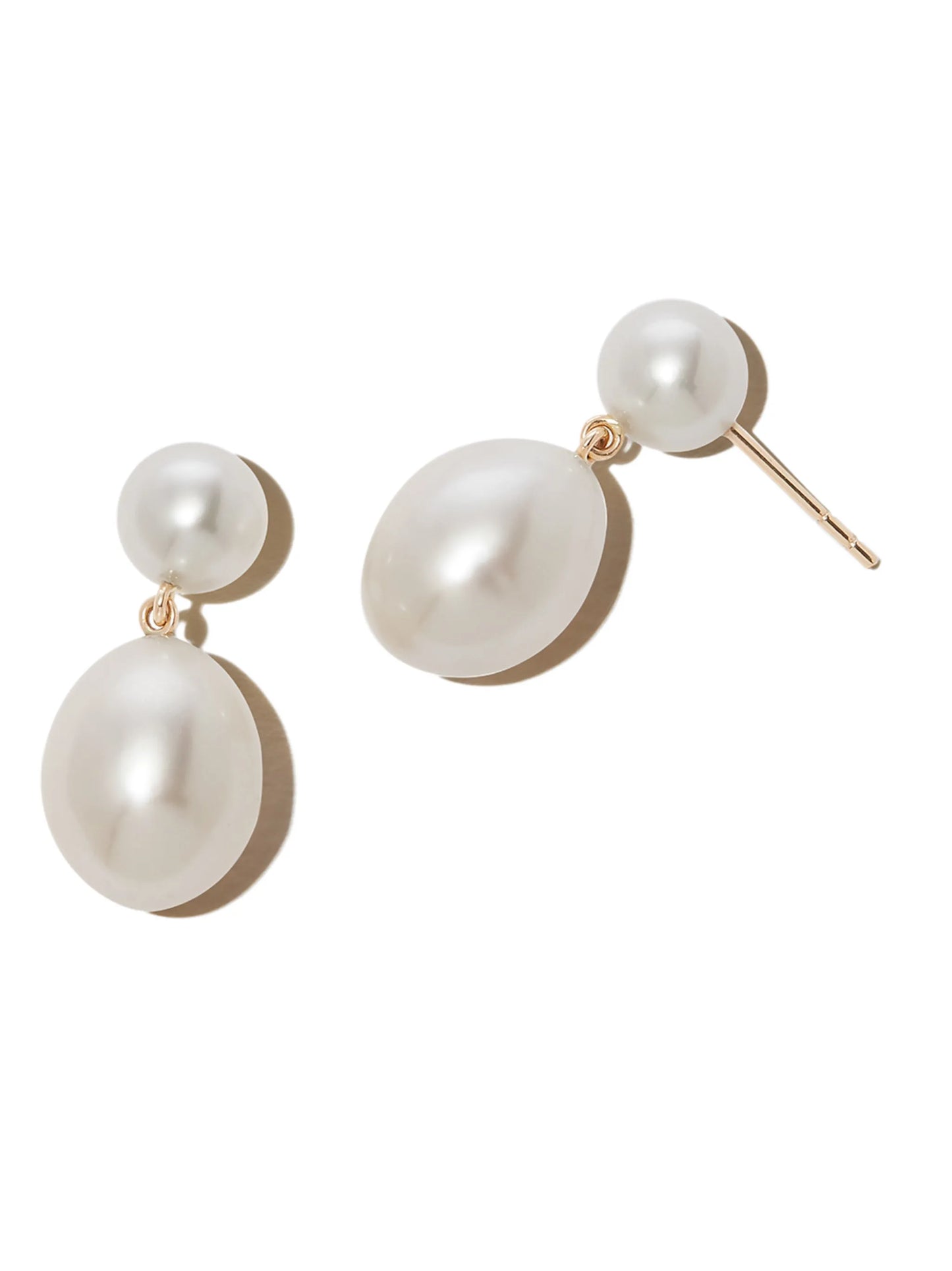 14kt yellow gold Grand Venus L'eau earrings
