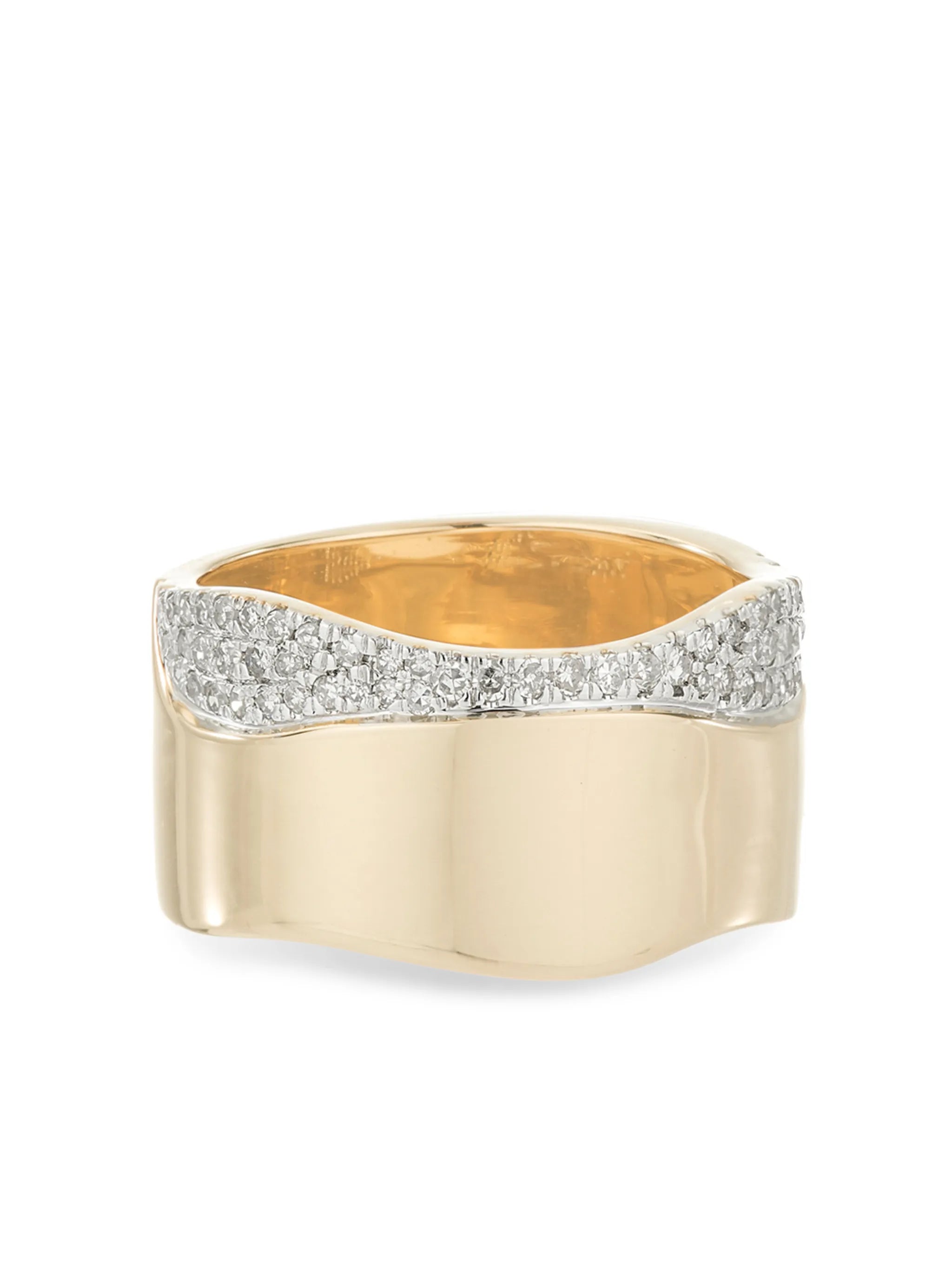14kt yellow gold diamond ring