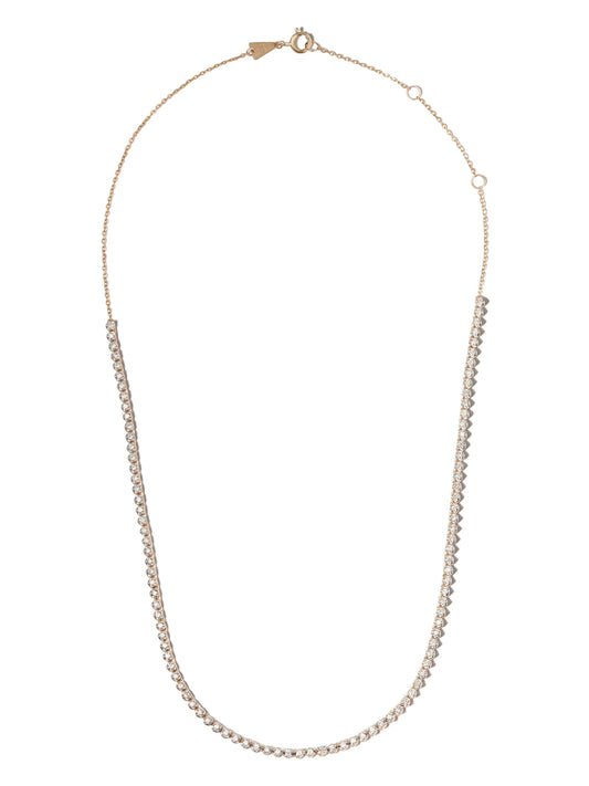 14kt yellow gold diamond necklace