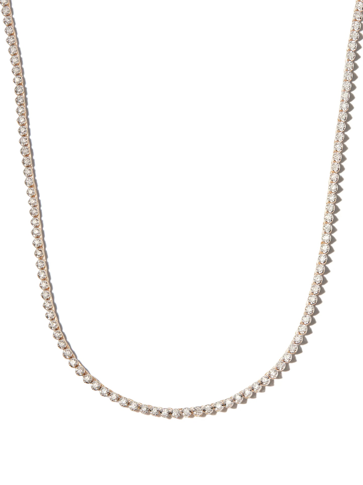 14kt yellow gold diamond necklace