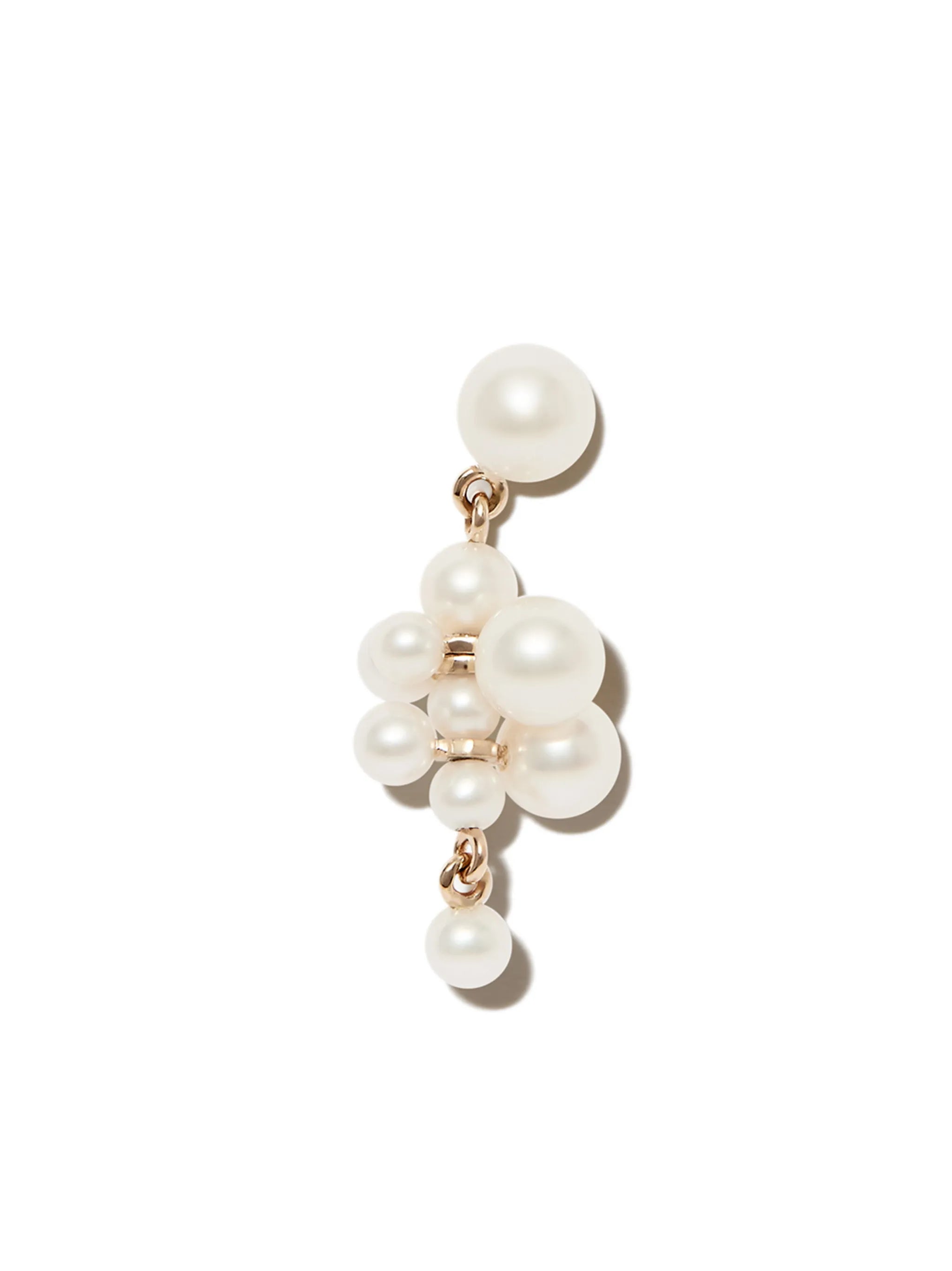 14kt yellow gold Petit Celli earring