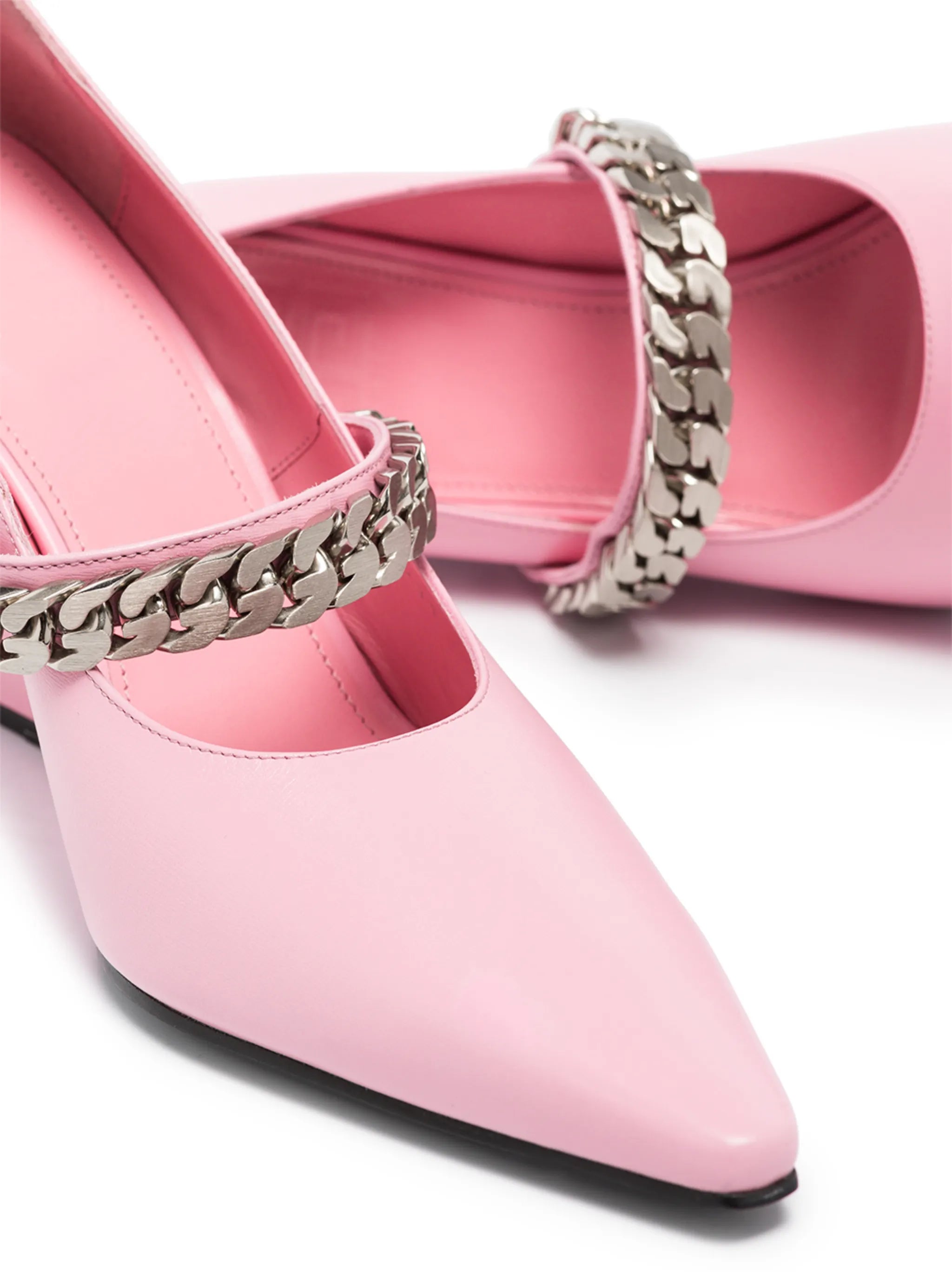 G Chain 85mm wedge pumps