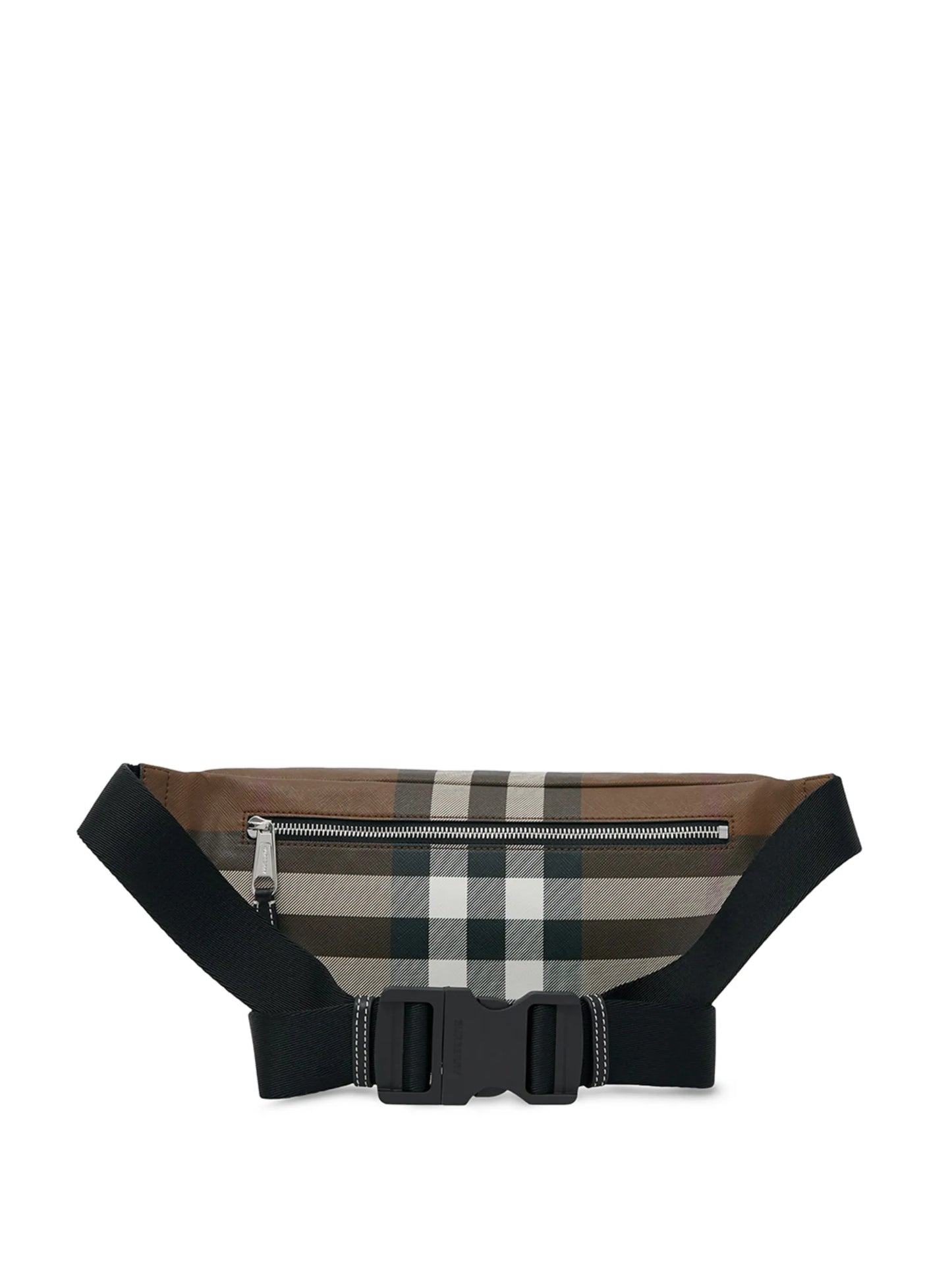 check pattern belt bag