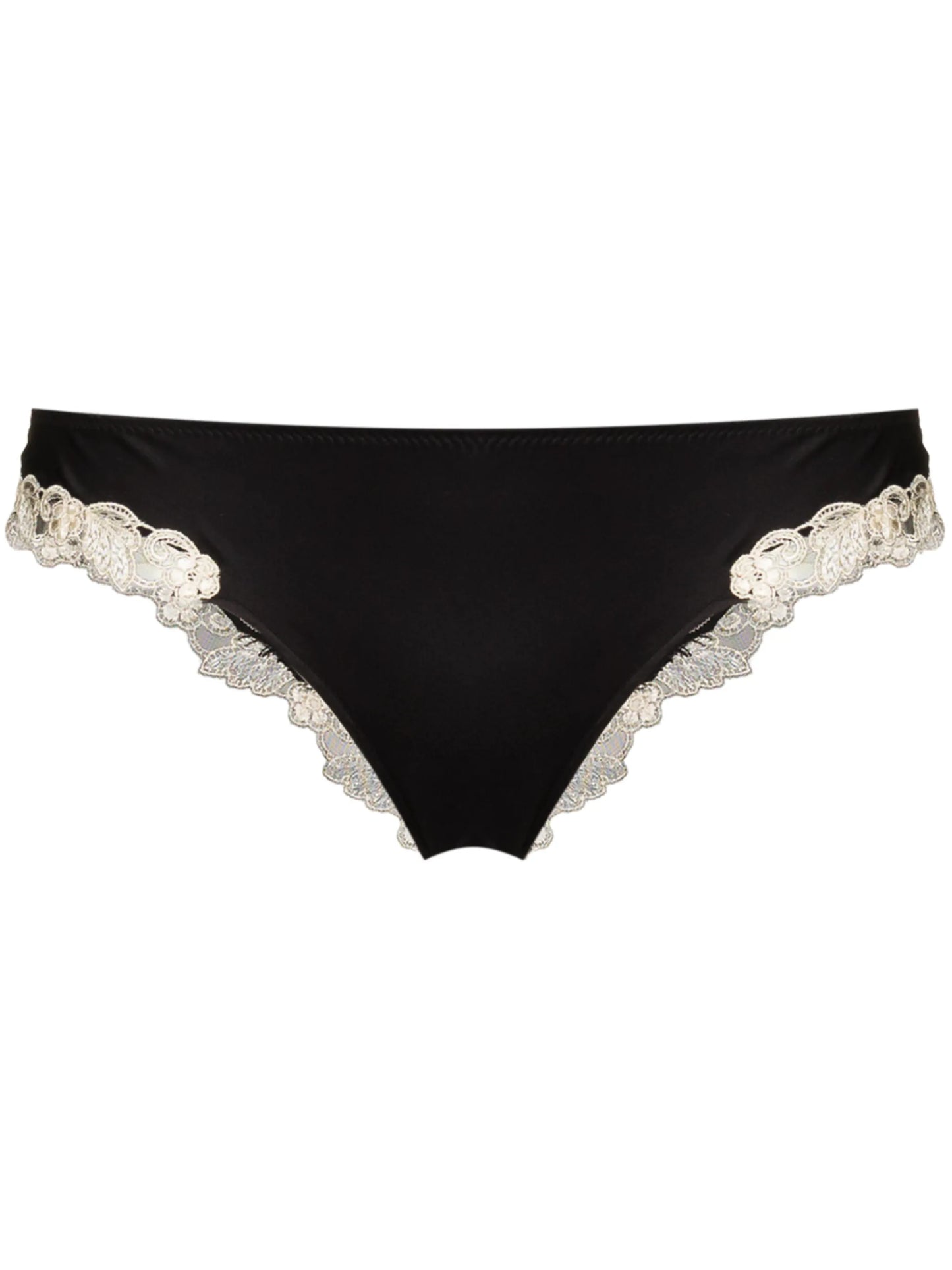Maison lace-trim brazilian briefs