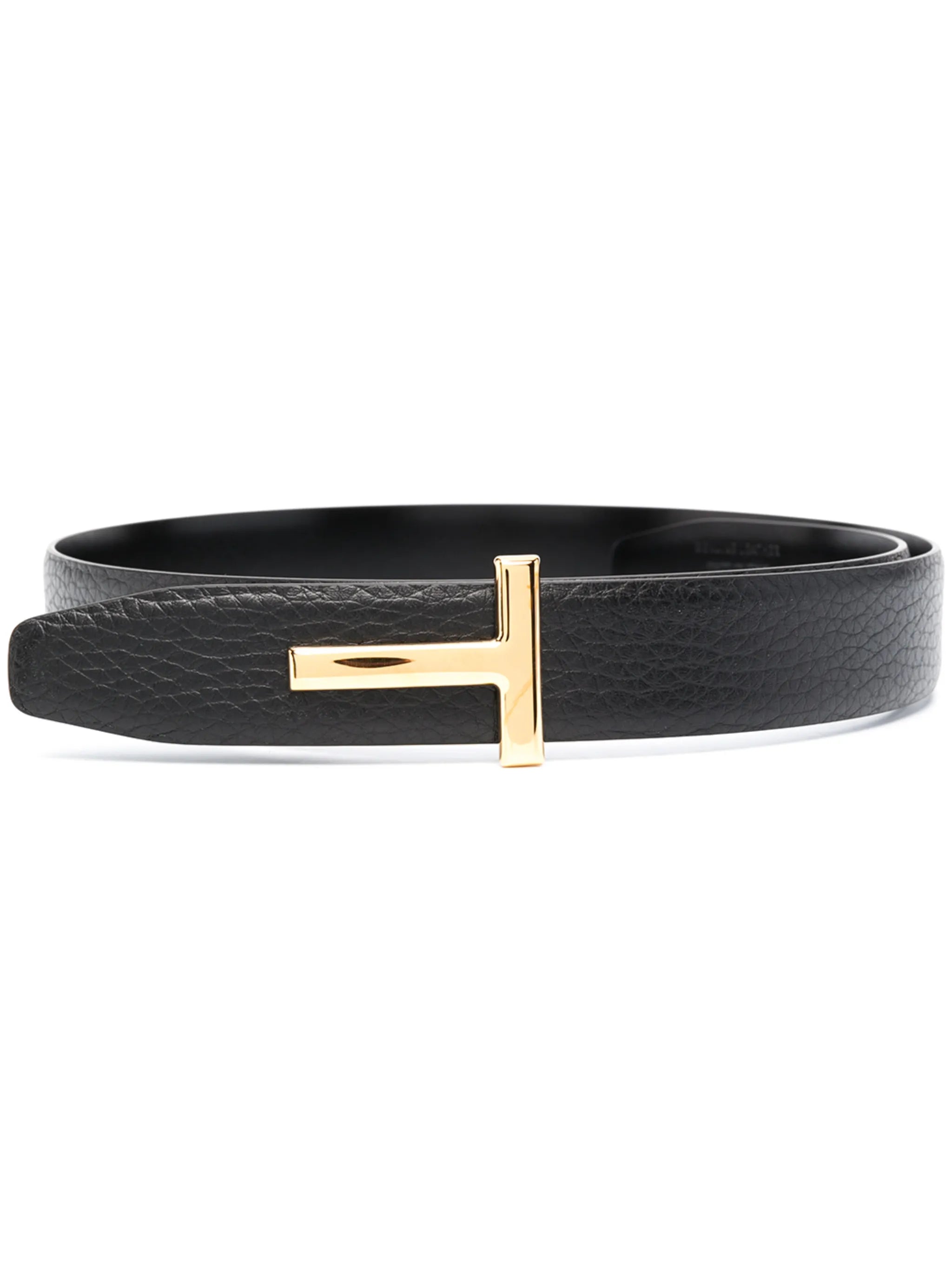 logo-buckle belt