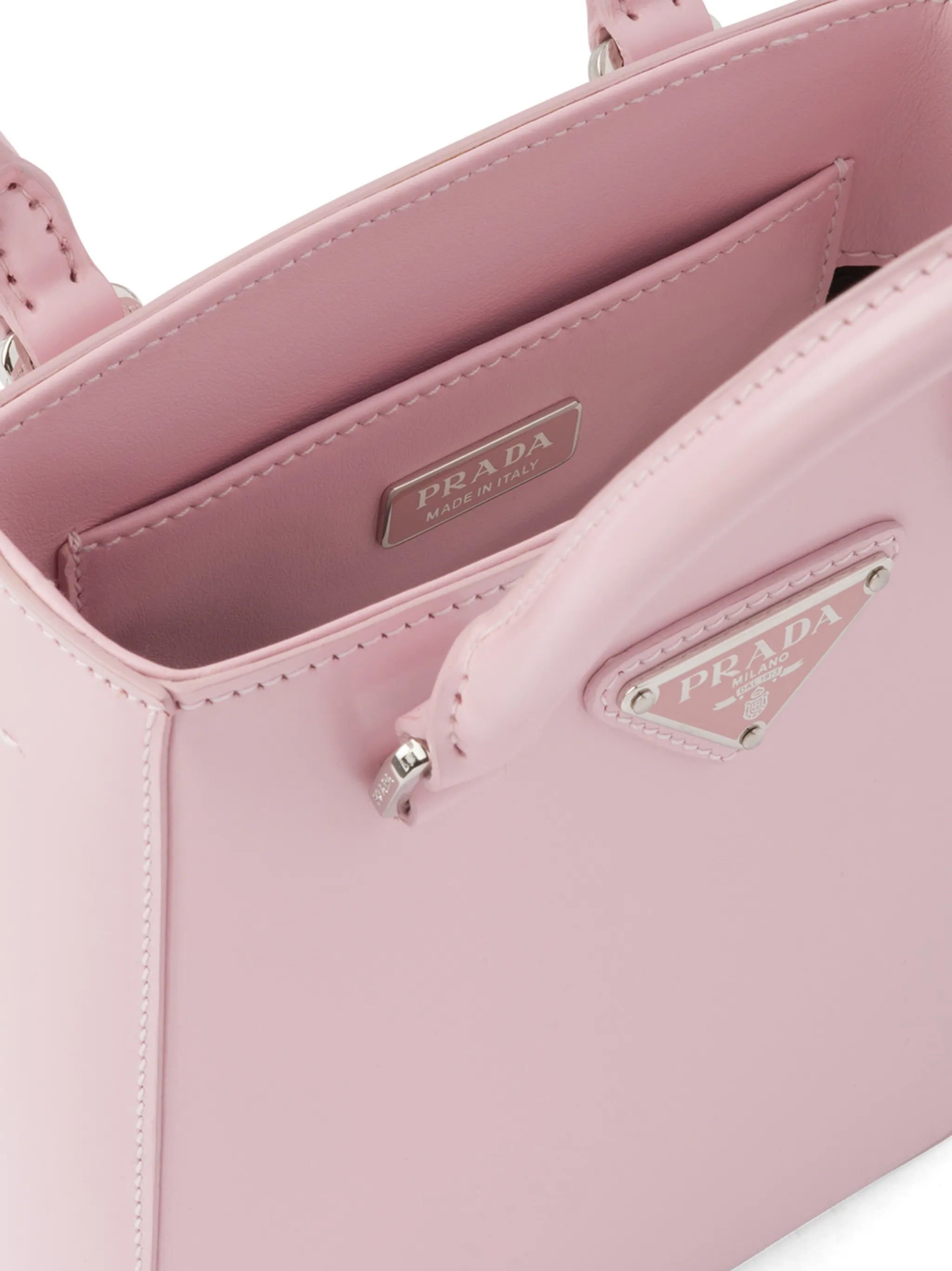 small brushed leather tote