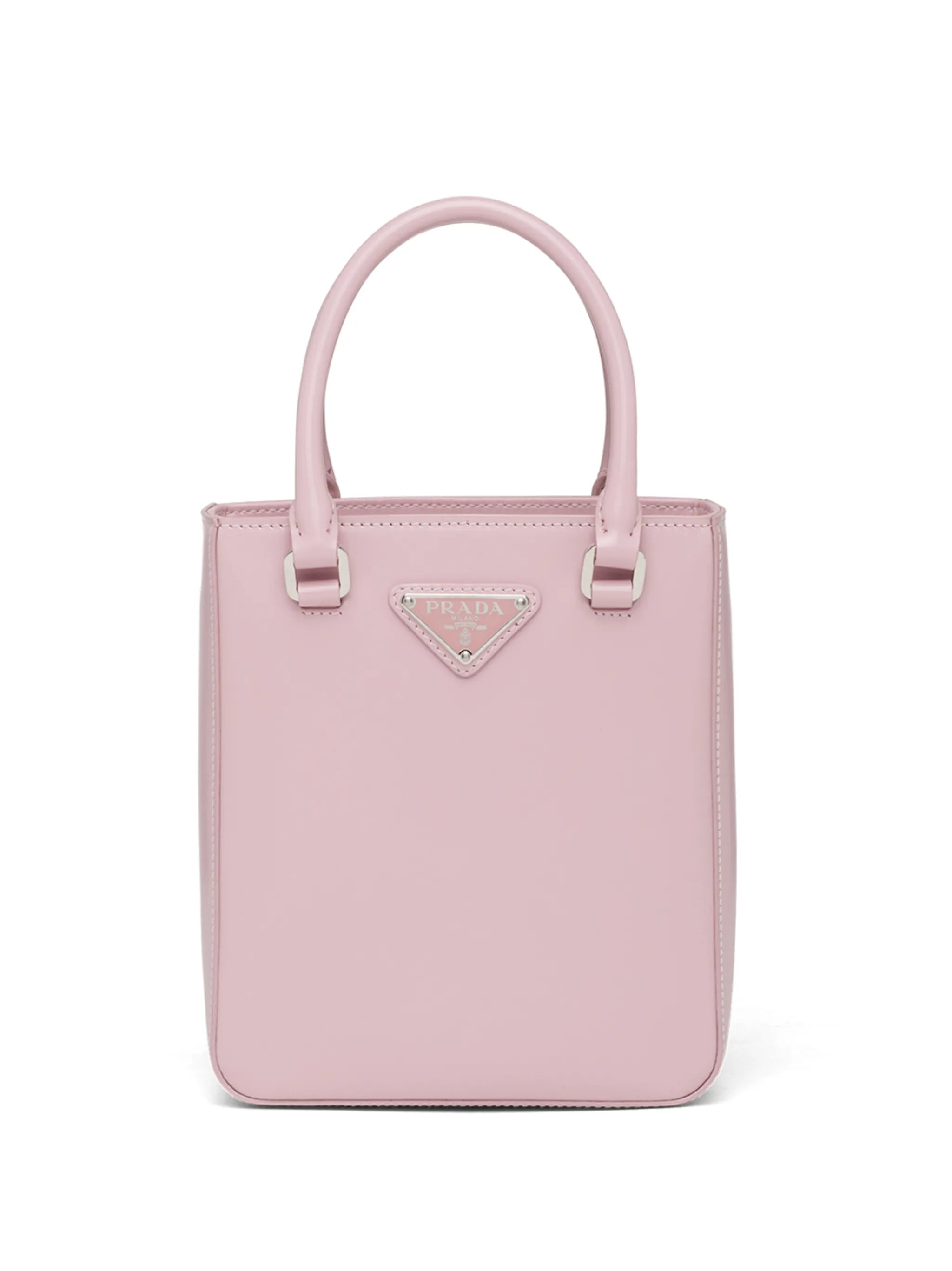 small brushed leather tote