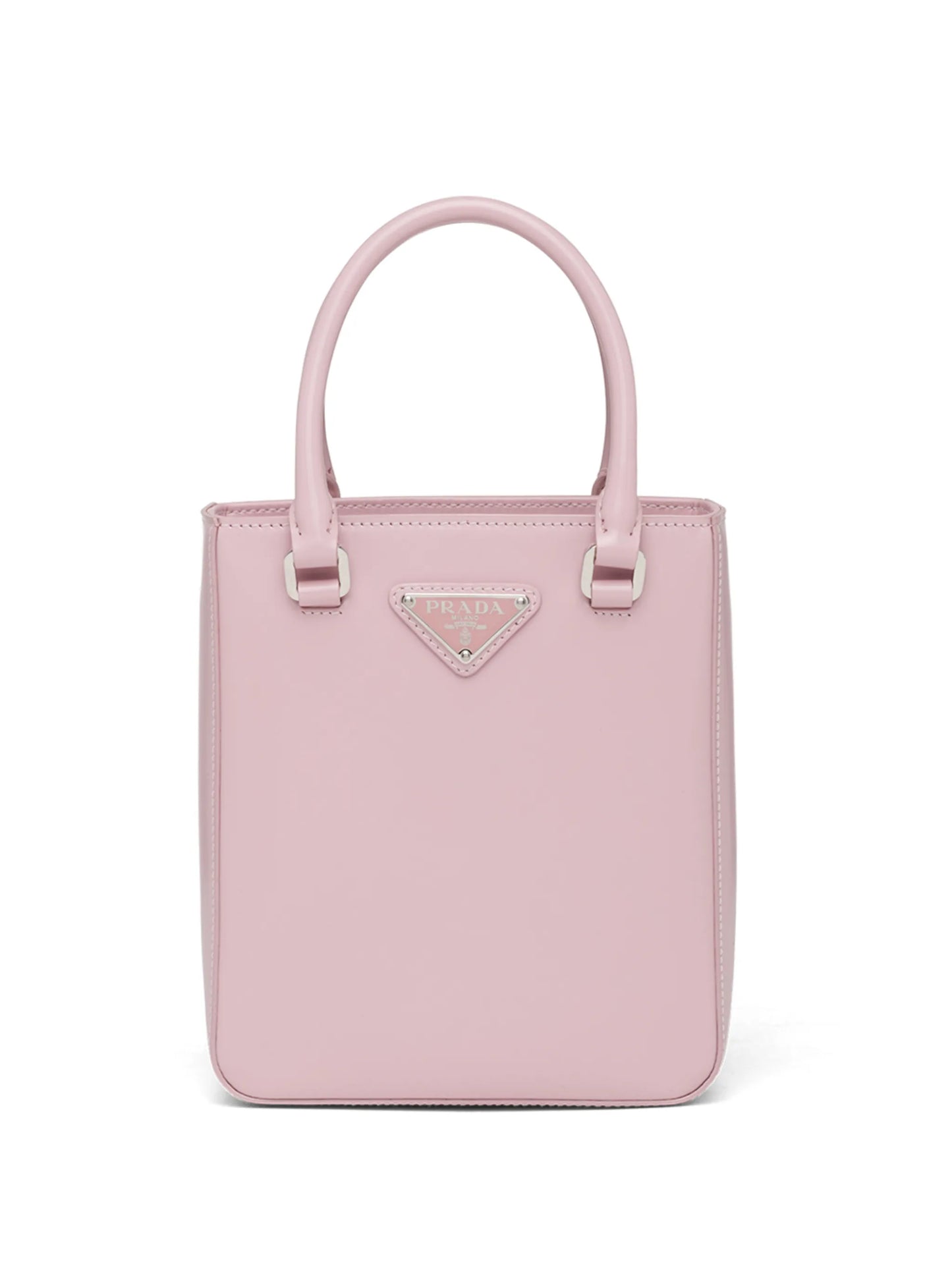 small brushed leather tote