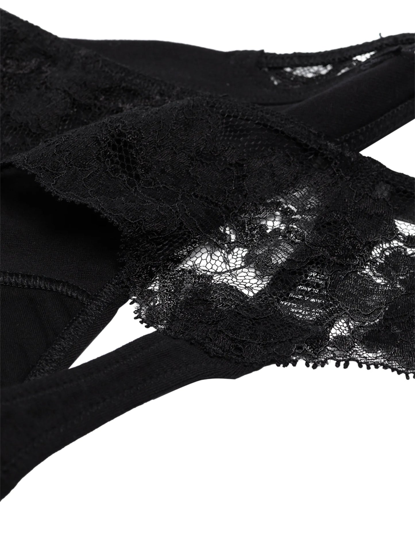 lace-trim thong