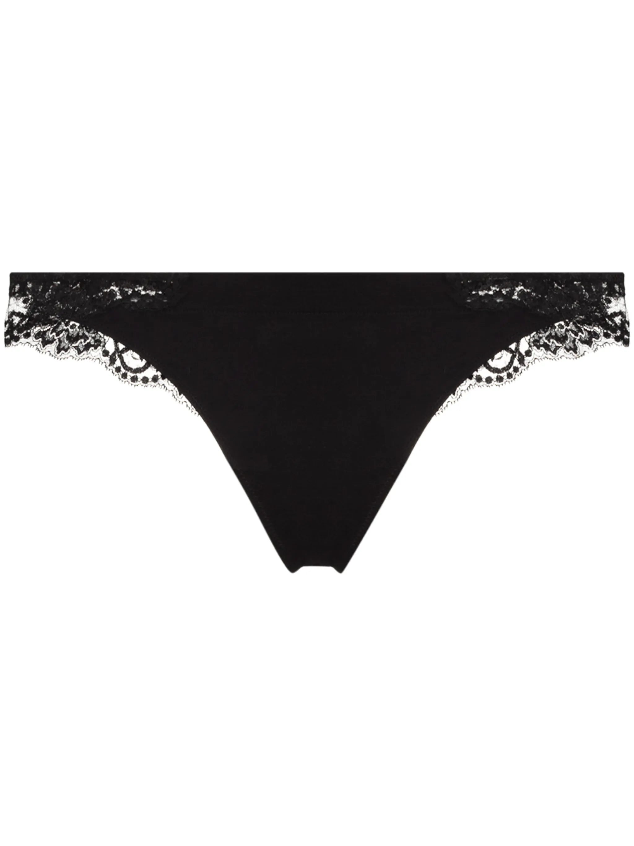 lace-trim thong