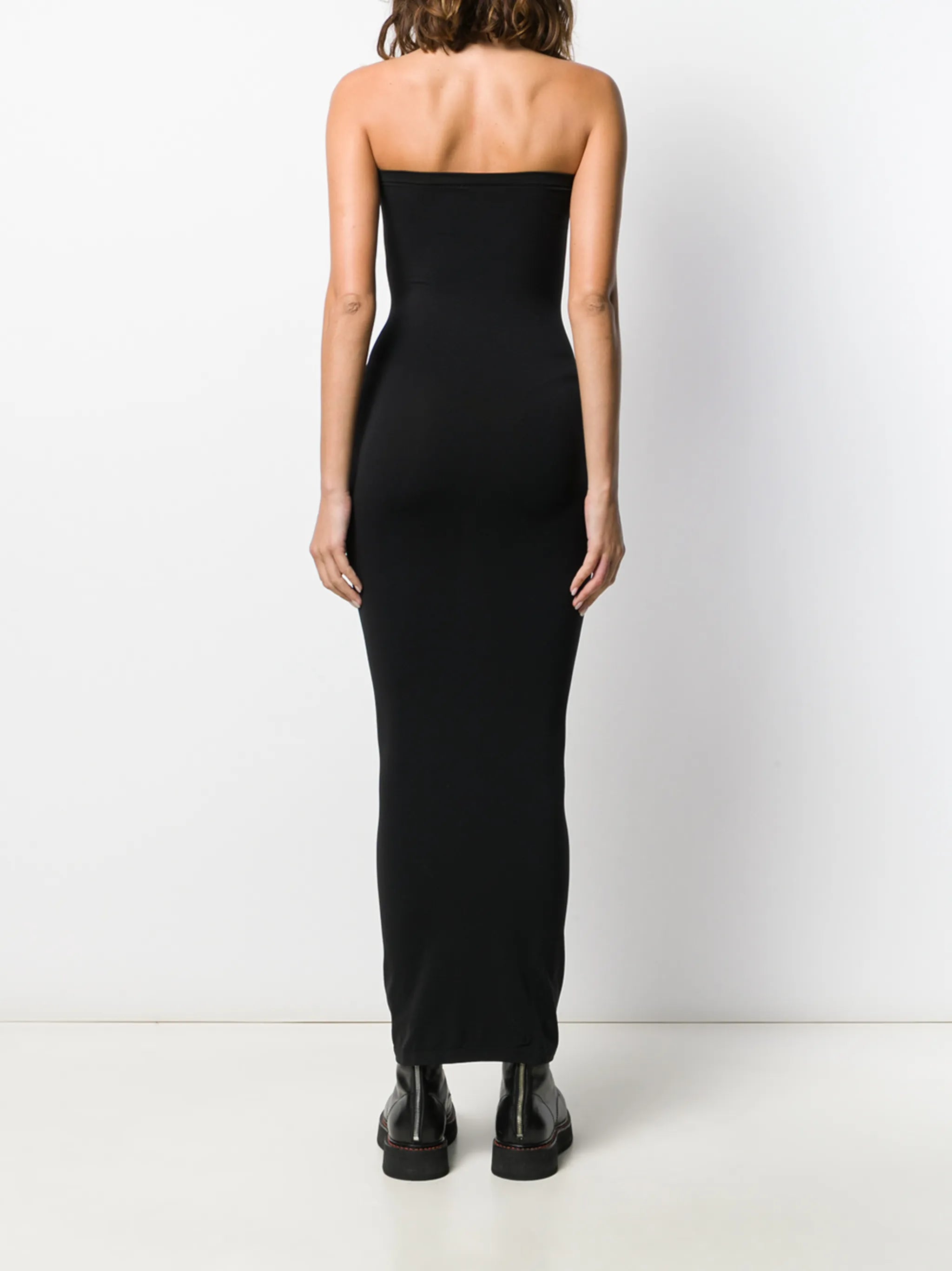 strapless maxi dress