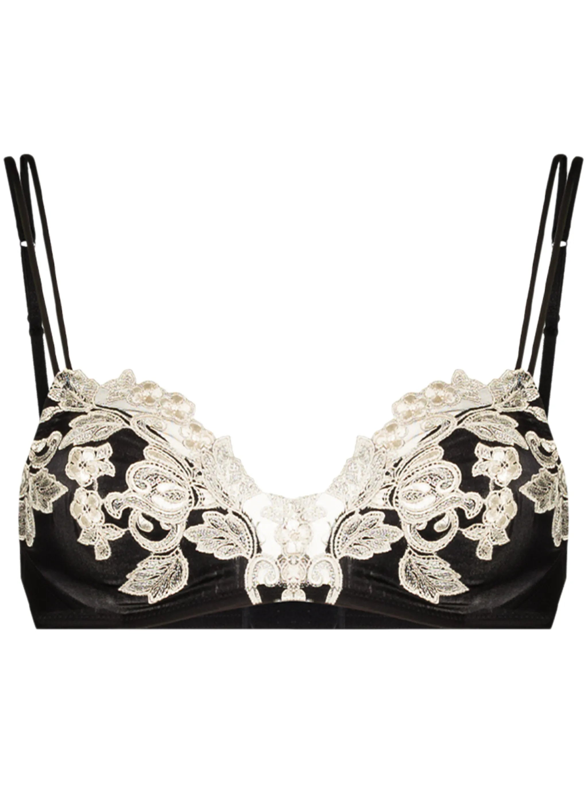 Maison lace-trim underwire bra