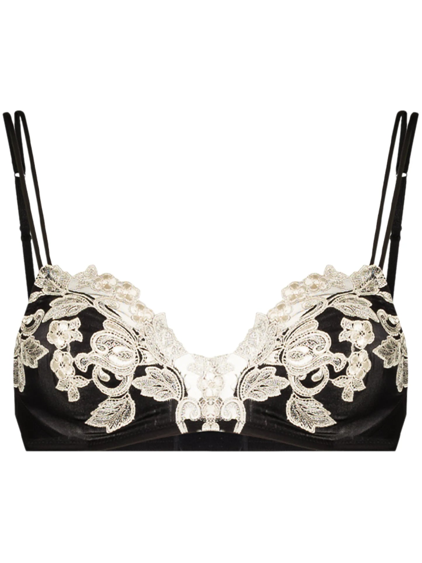 Maison lace-trim underwire bra