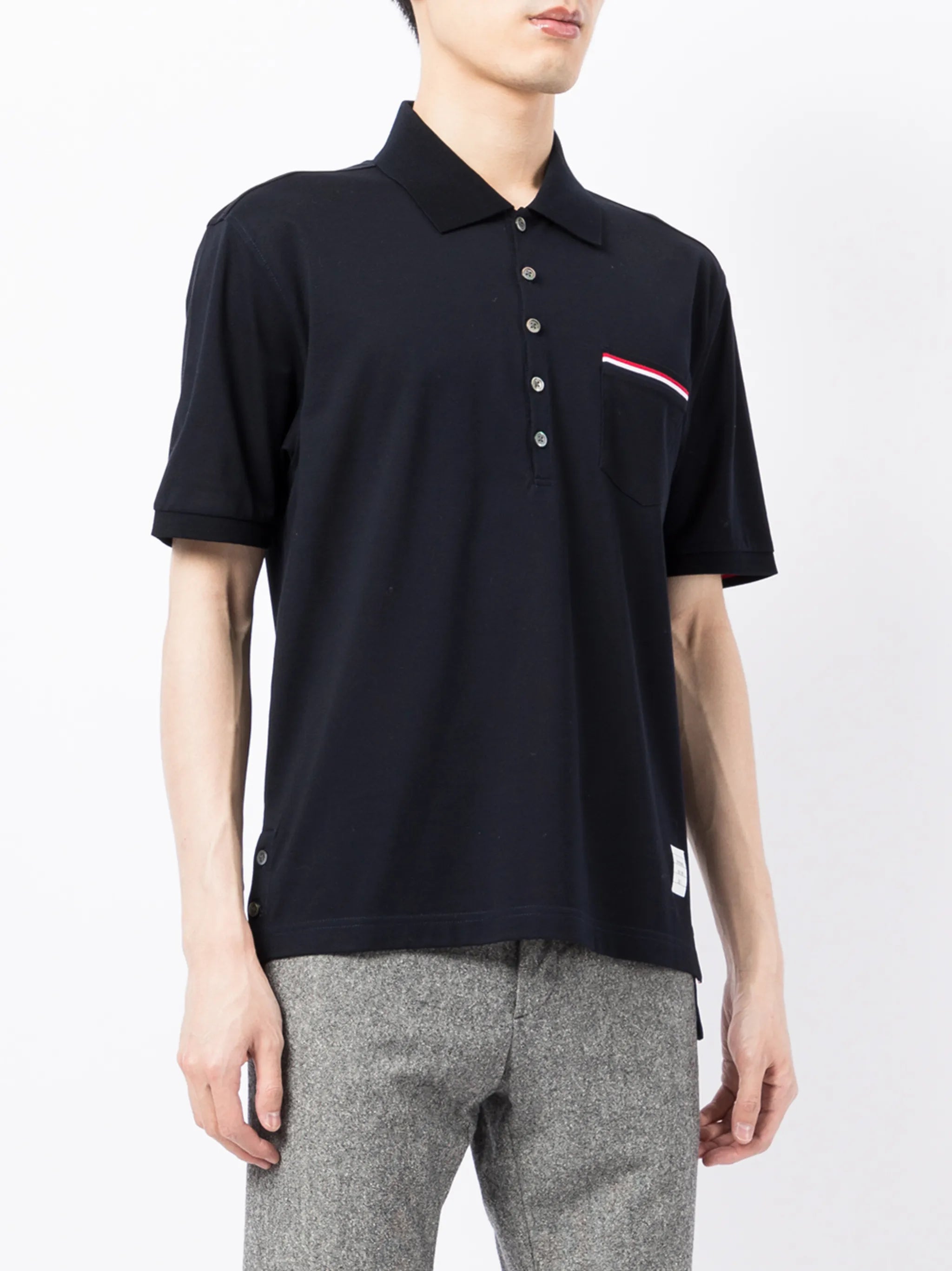 RWB stripe polo shirt