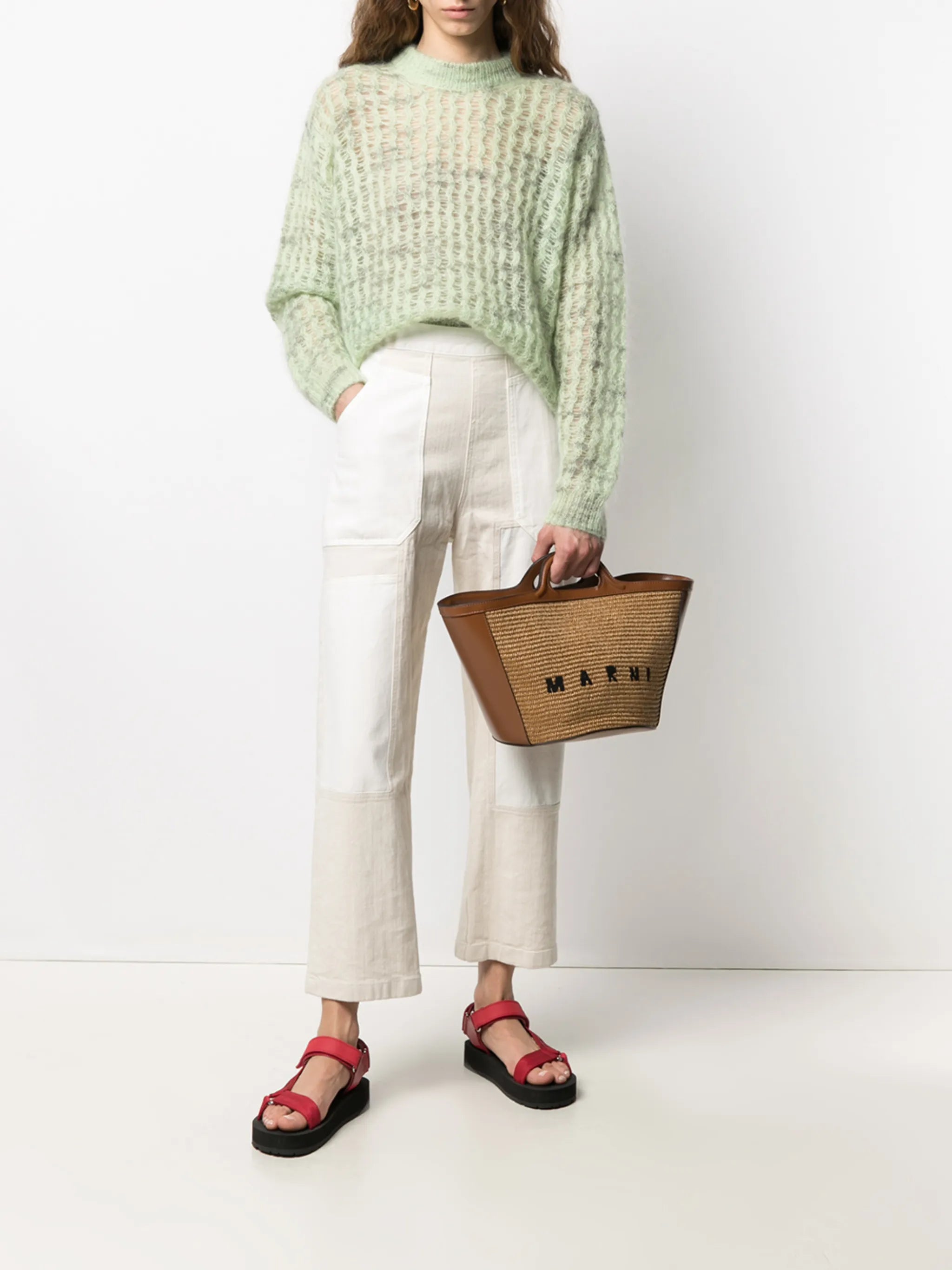 small Tropicalia logo-embroidered bag