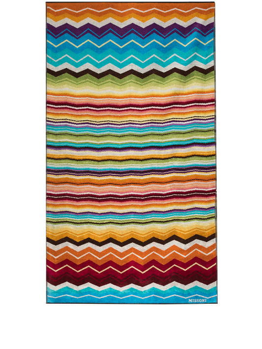 Hugo zigzag beach towel