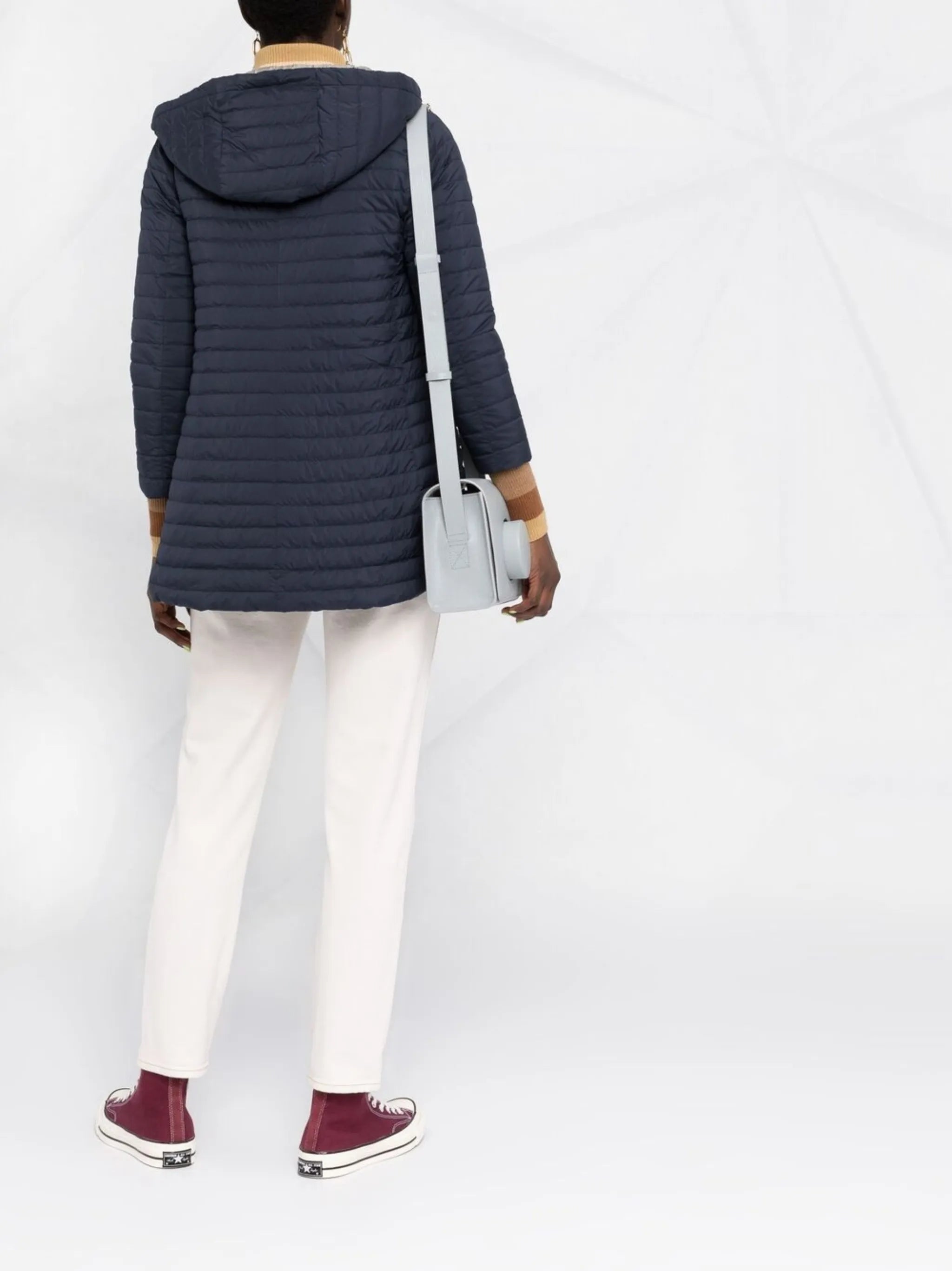 reversible quilted zipped jacket