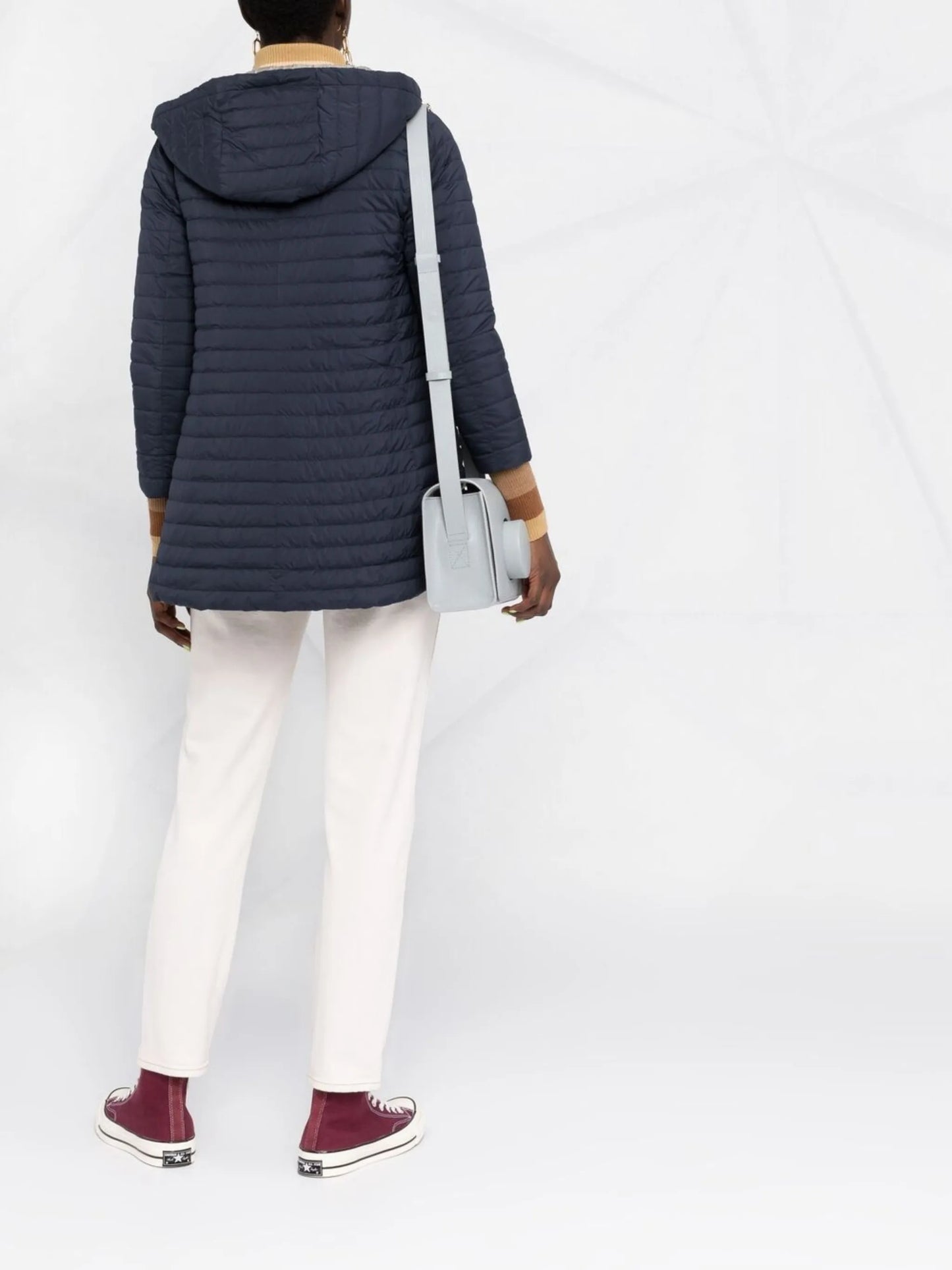 reversible quilted zipped jacket
