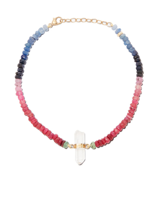 14kt yellow gold rainbow bracelet