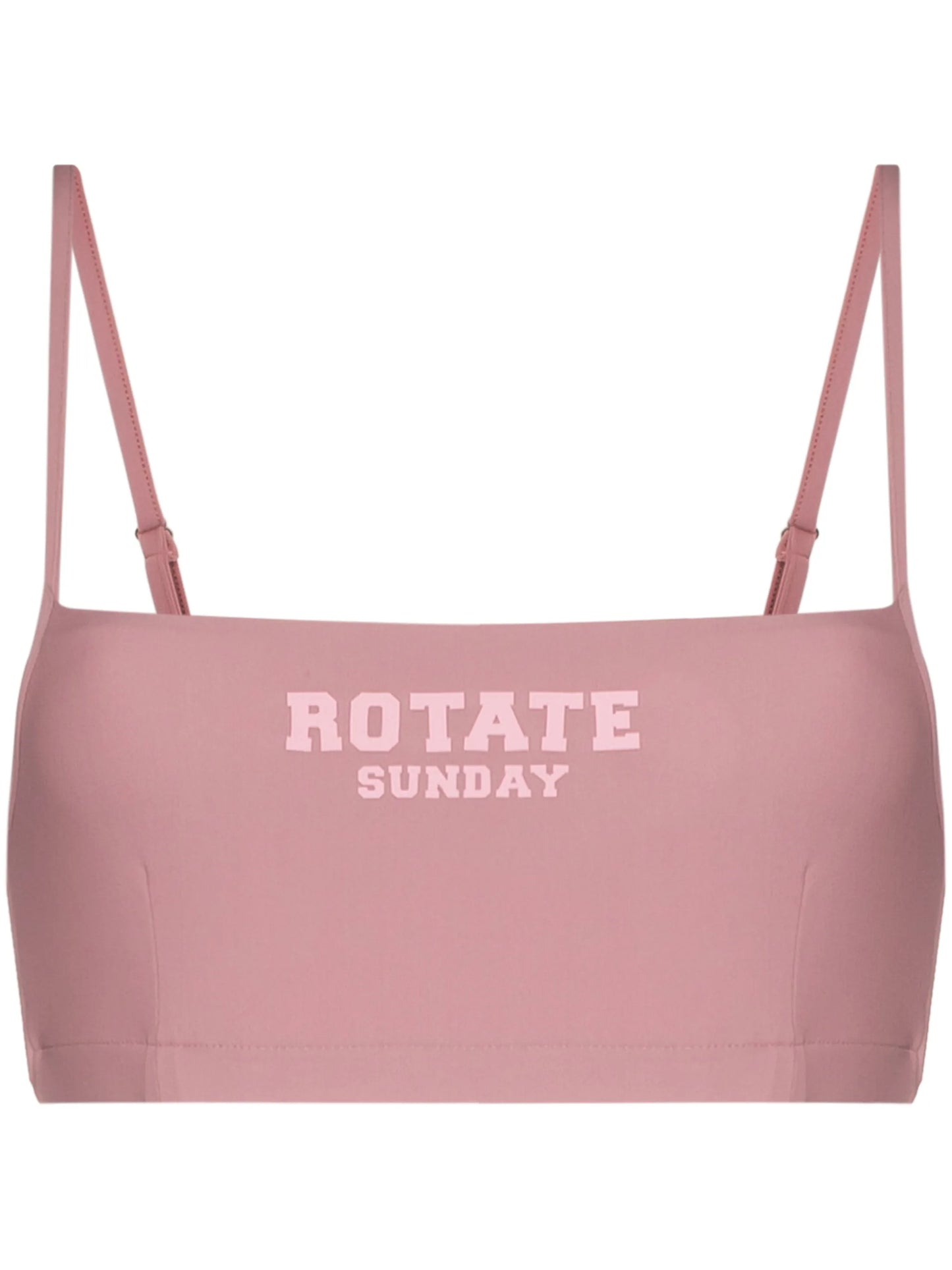 Sunday Passio logo-print crop top
