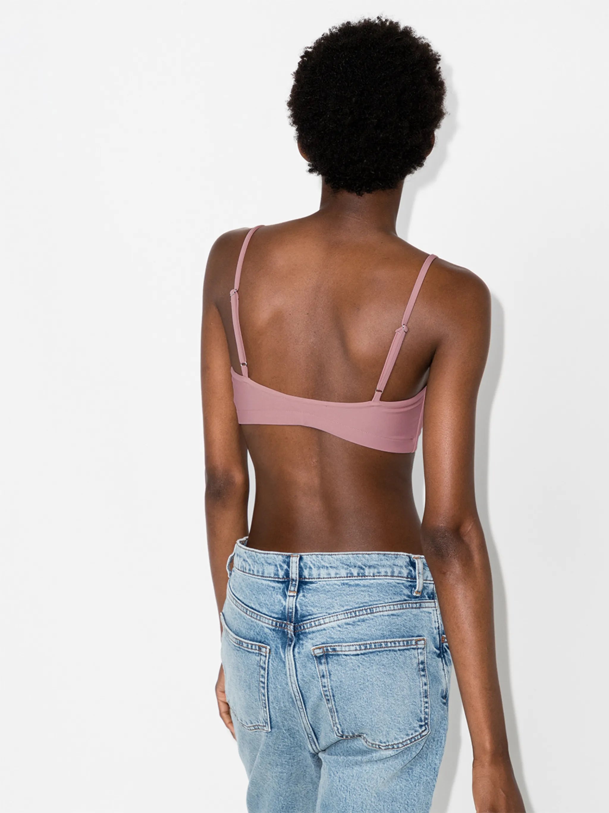 Sunday Passio logo-print crop top