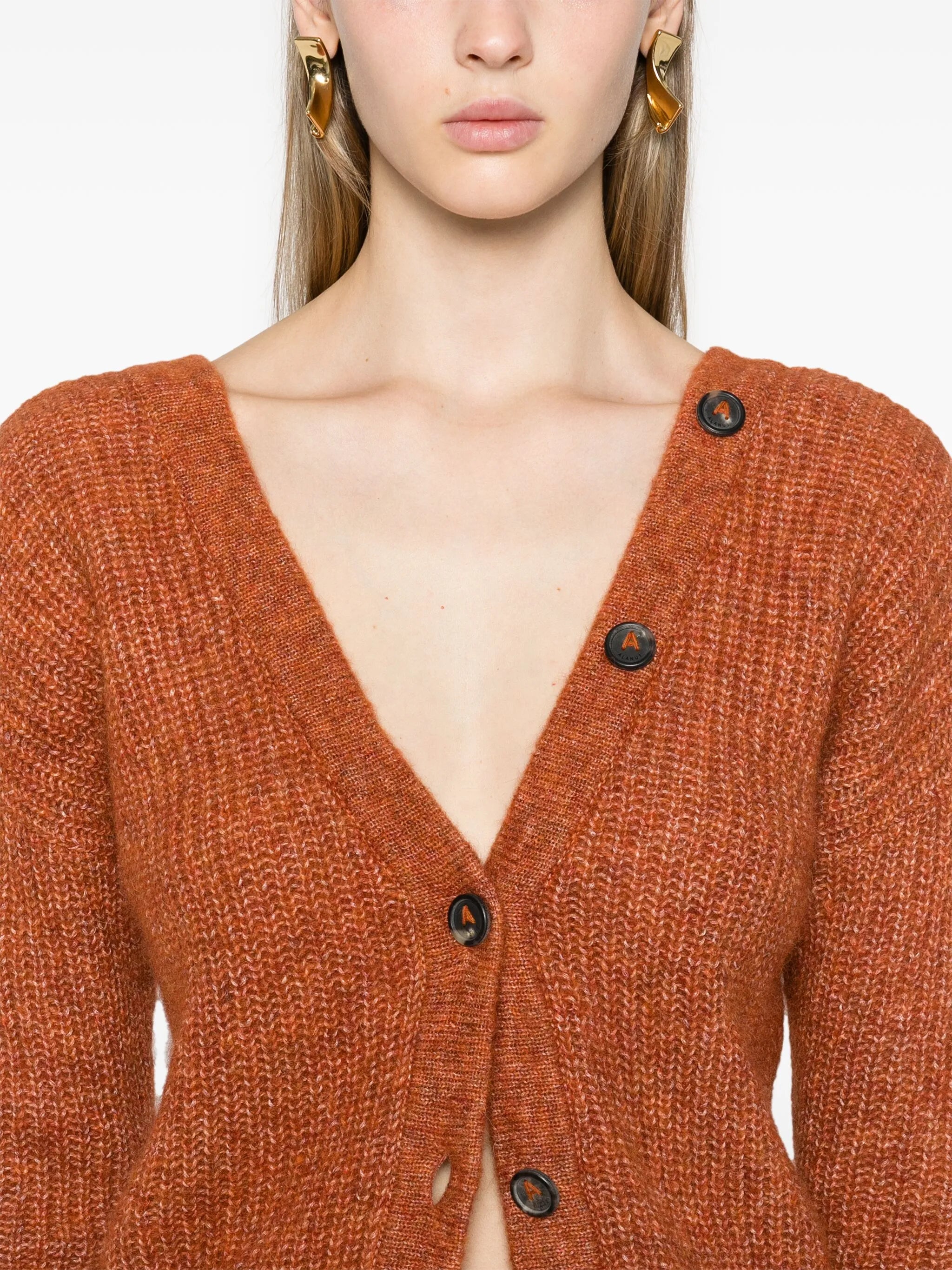 Illimani ribbed-knit cardigan