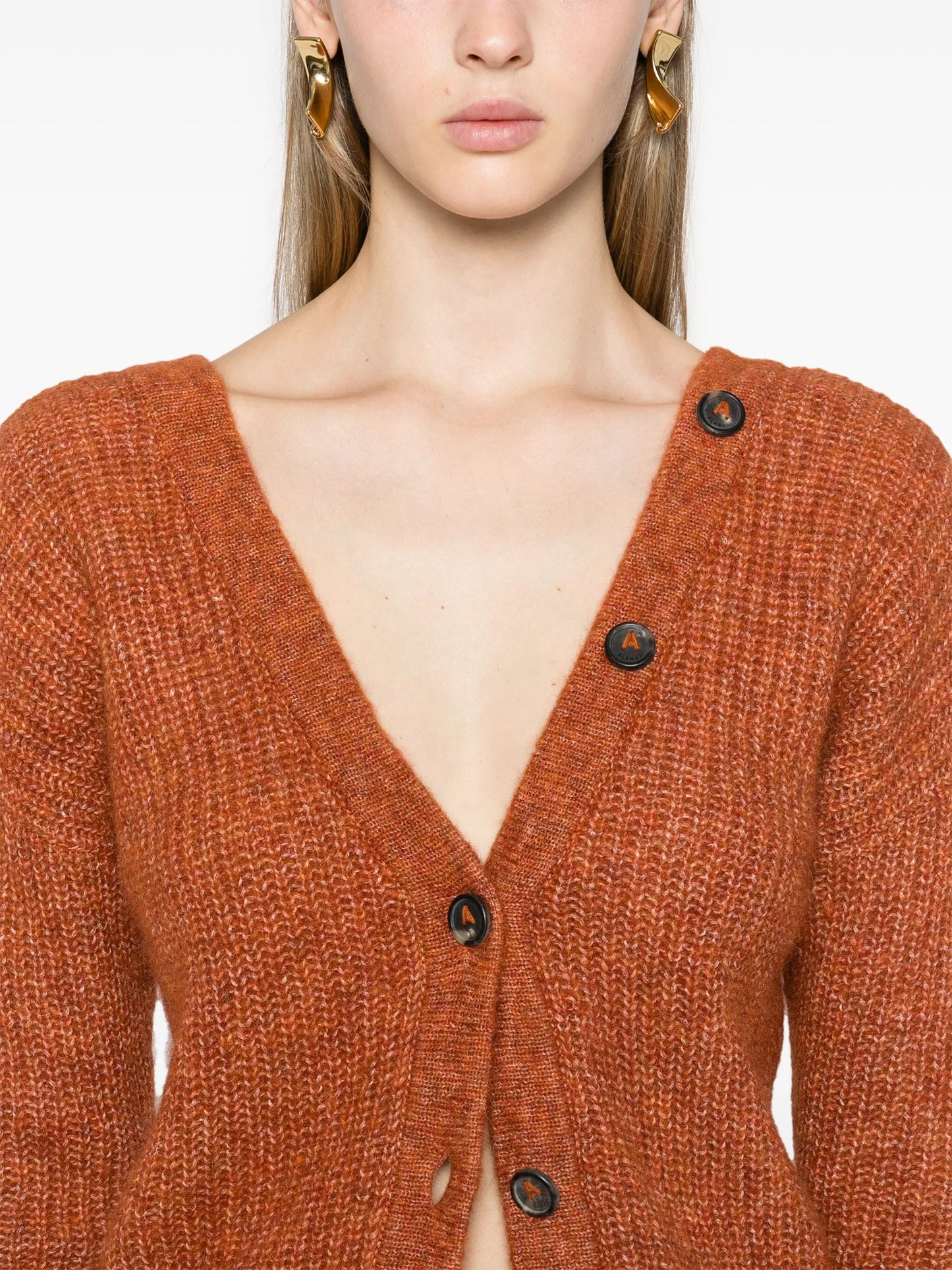 Illimani ribbed-knit cardigan