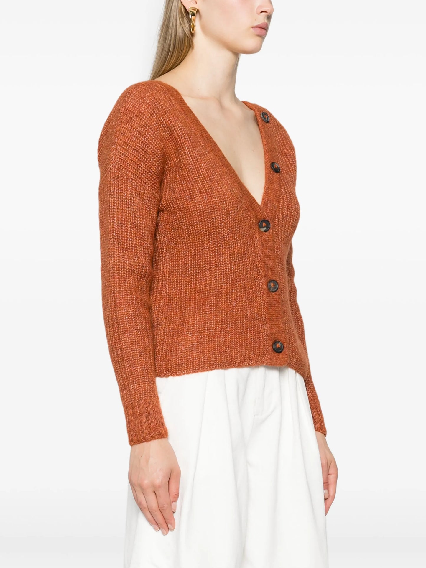Illimani ribbed-knit cardigan