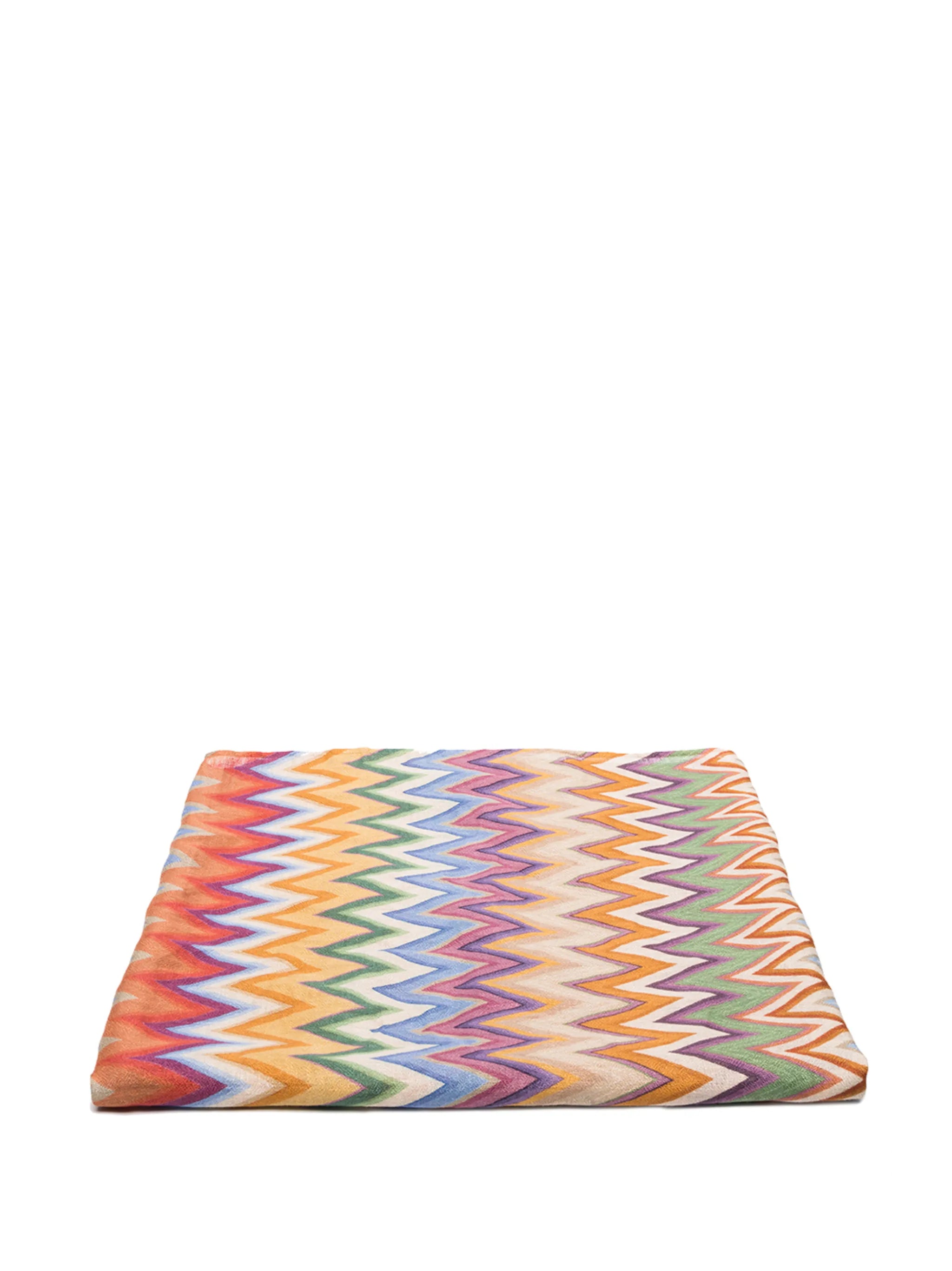 Alvise zig-zag bath towel
